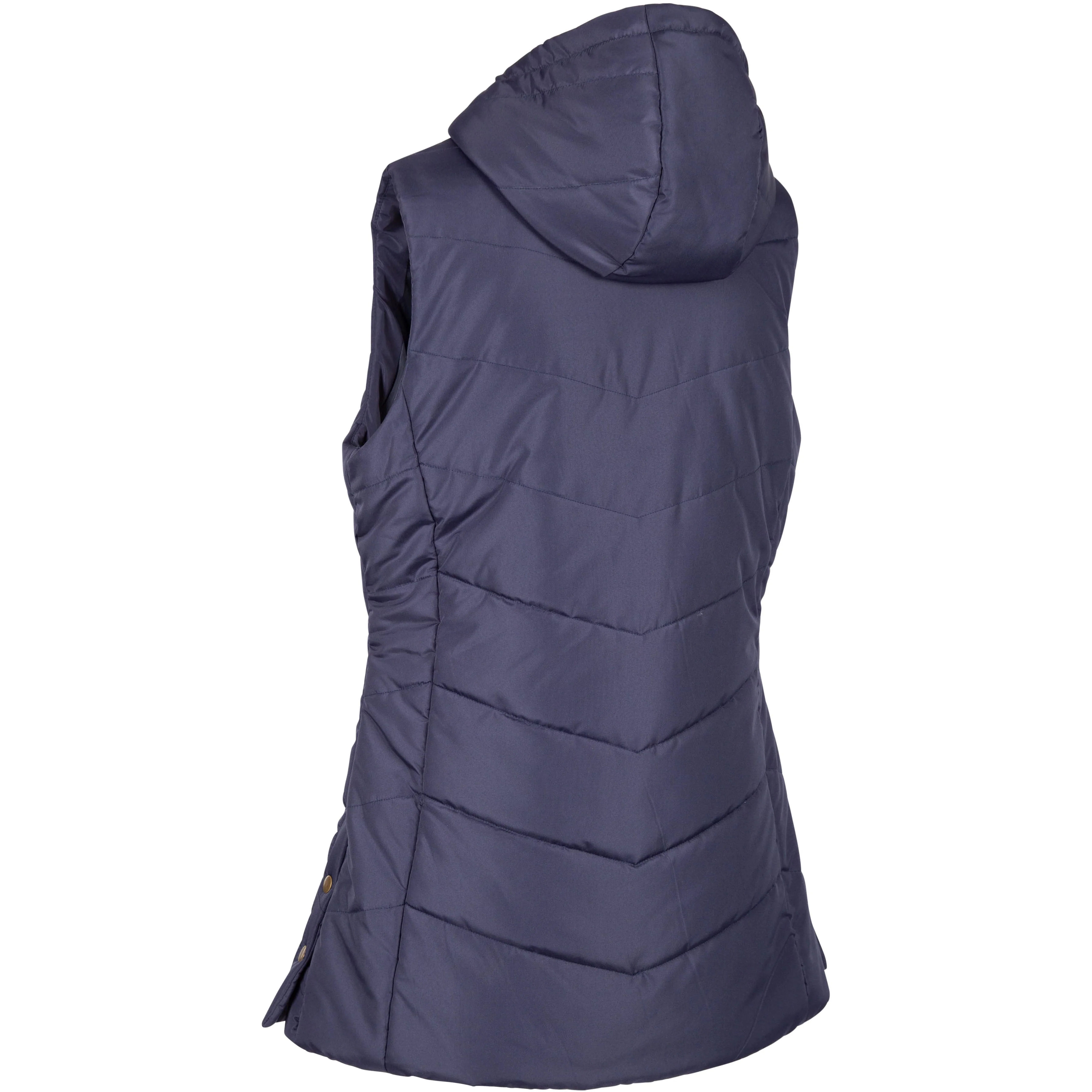 Juniper Women's Longer Padded Gilet / Bodywarmer in Navy - Image 6