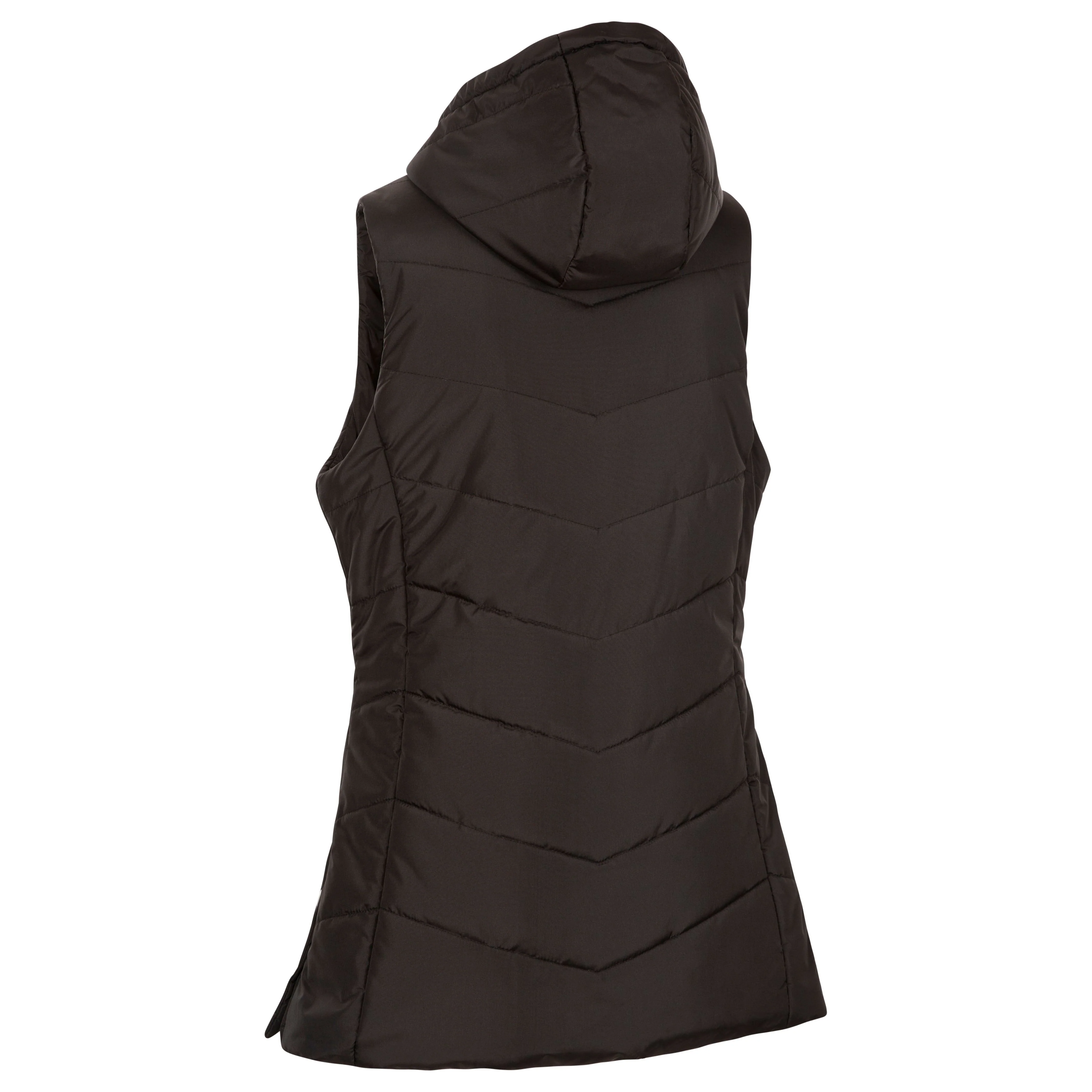 Juniper Women's Longer Padded Gilet / Bodywarmer in Black - Image 7