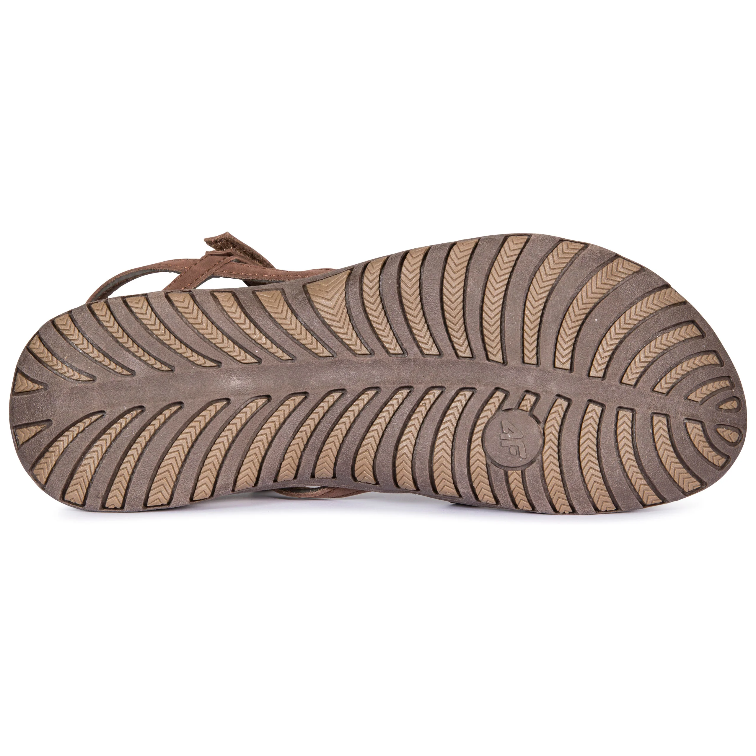 Kimbra Womens Leather Sandals in Buck - Image 8