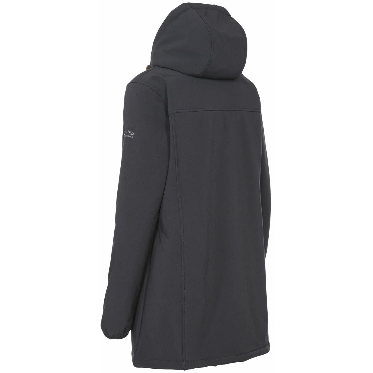 Kristen Women's Longer Length Softshell Jacket in Black - Image 5