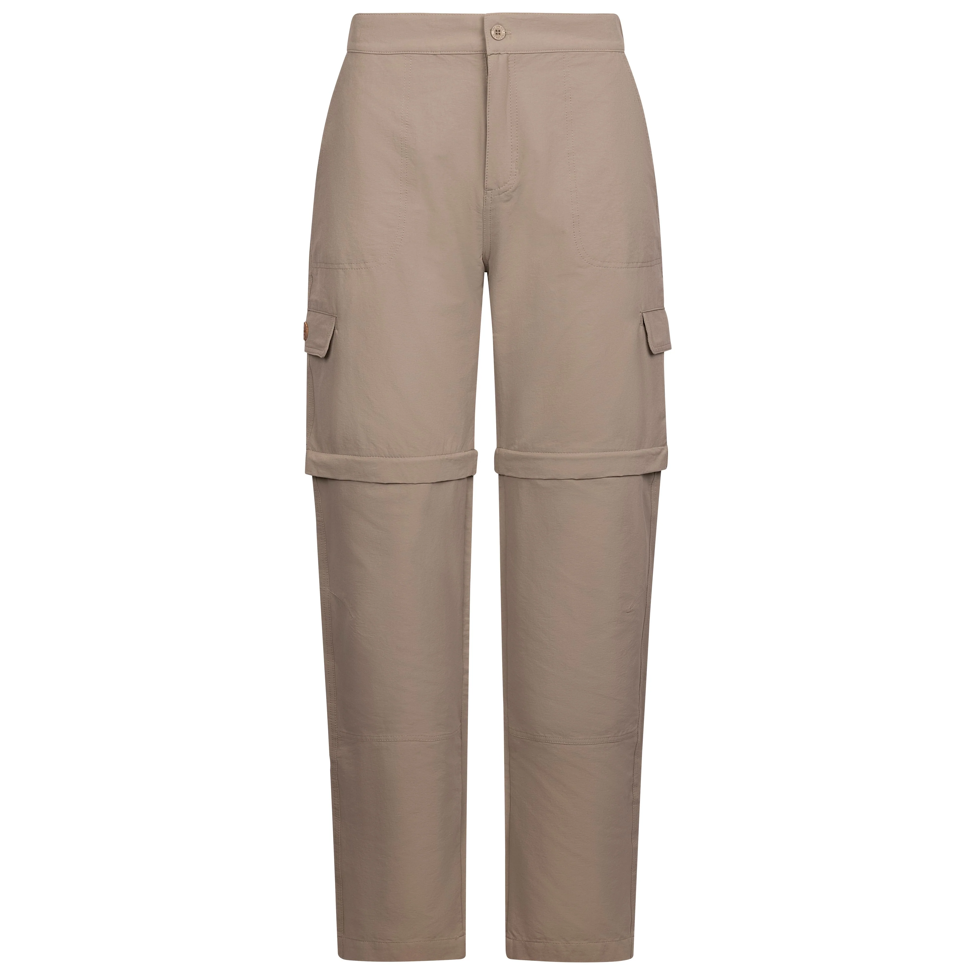 Krystyna Womens Convertible Trousers in Vintage Khaki - Image 11