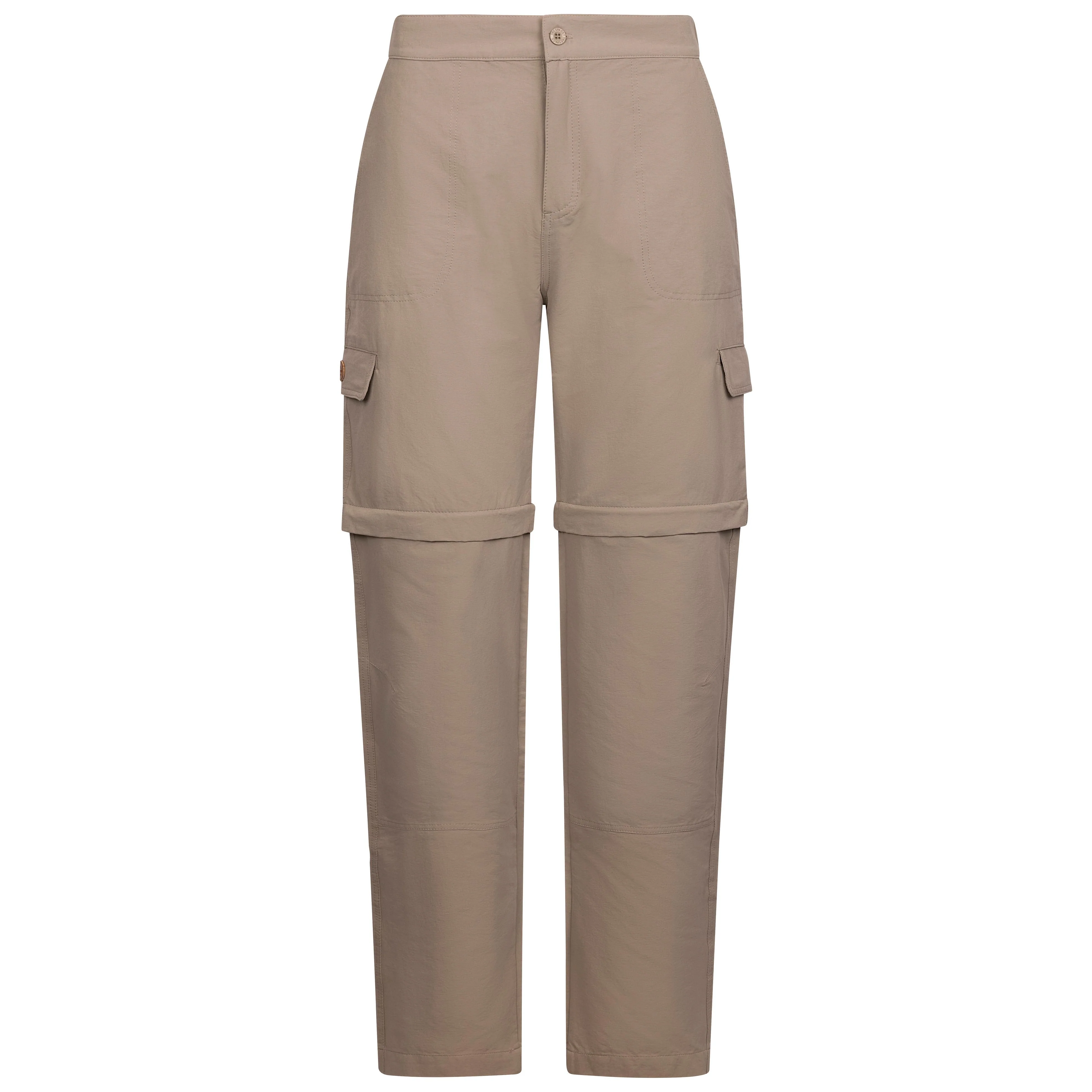 Krystyna Womens Convertible Trousers in Vintage Khaki - Image 12