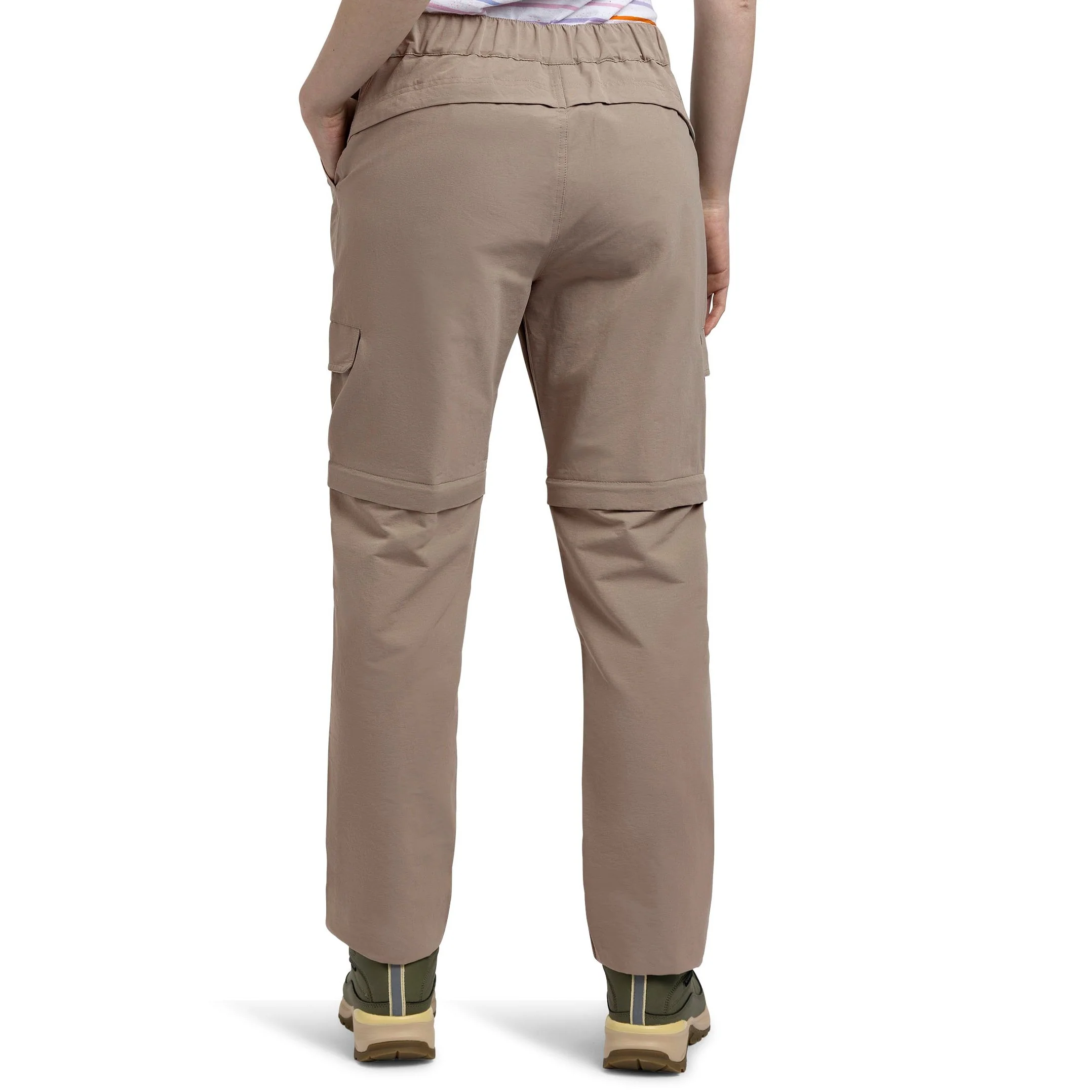 Krystyna Womens Convertible Trousers in Vintage Khaki - Image 3