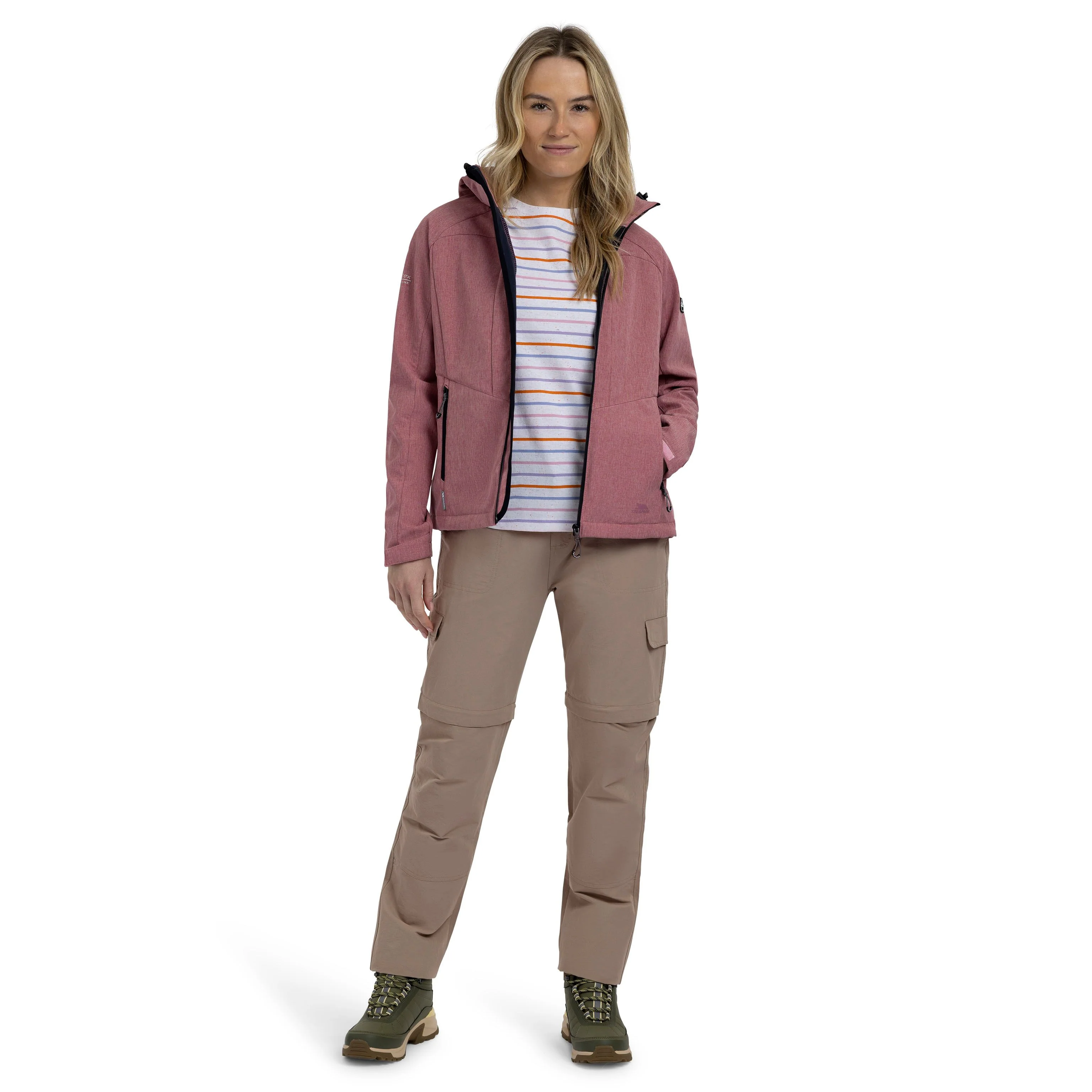 Krystyna Womens Convertible Trousers in Vintage Khaki - Image 7