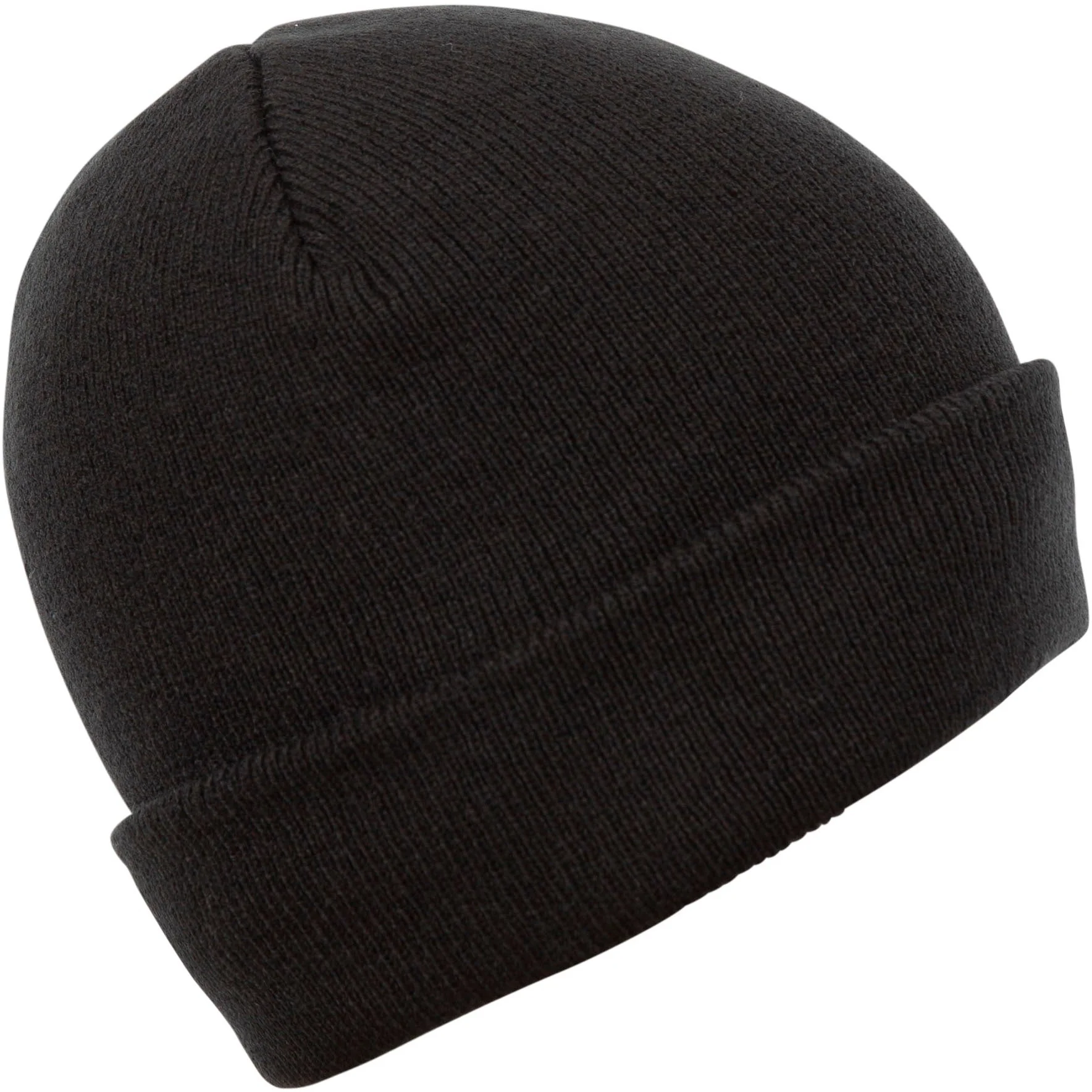 Littlebrook Adults Black Knitted and Lined Beanie Hat - Image 3