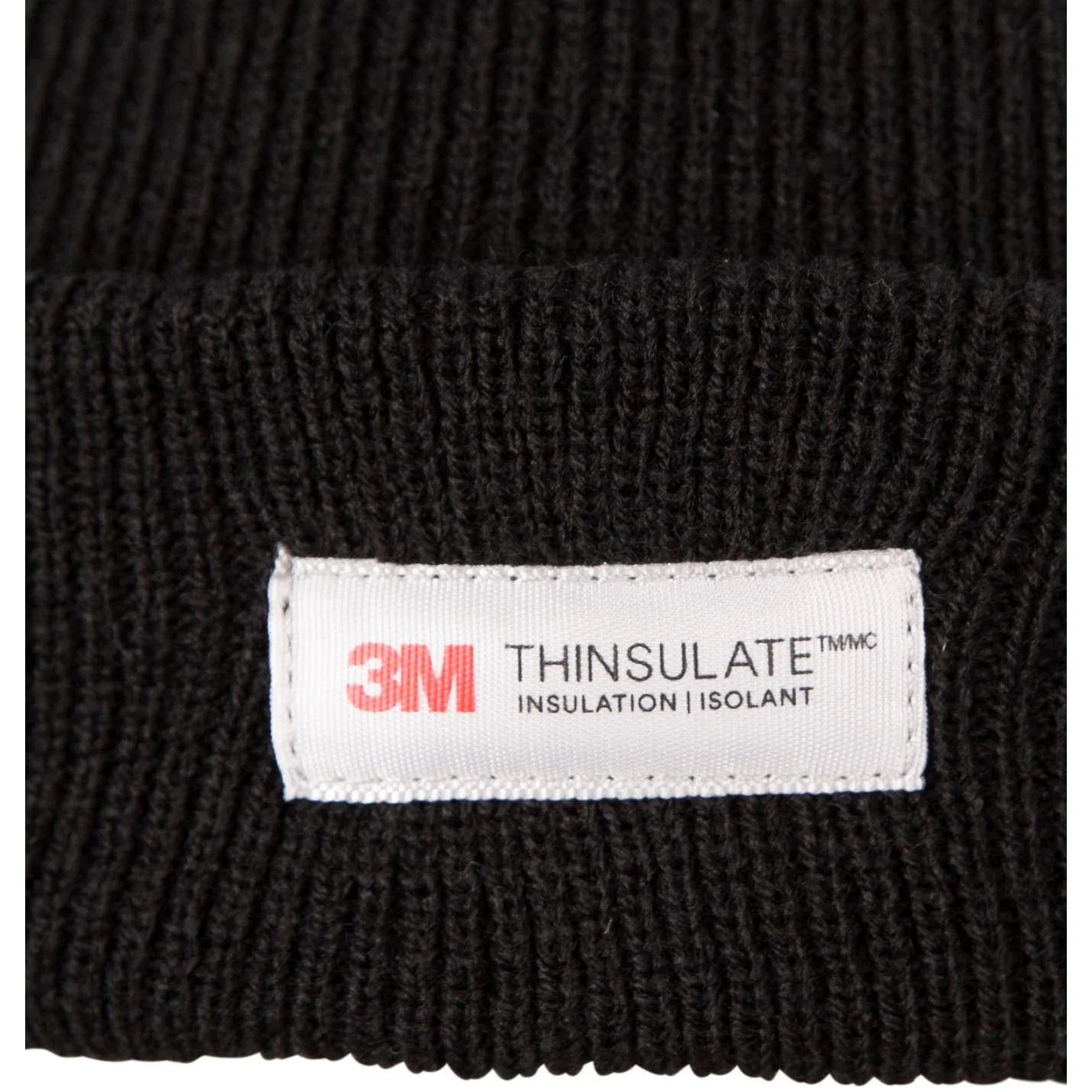 Littlebrook Adults Black Knitted and Lined Beanie Hat - Image 5