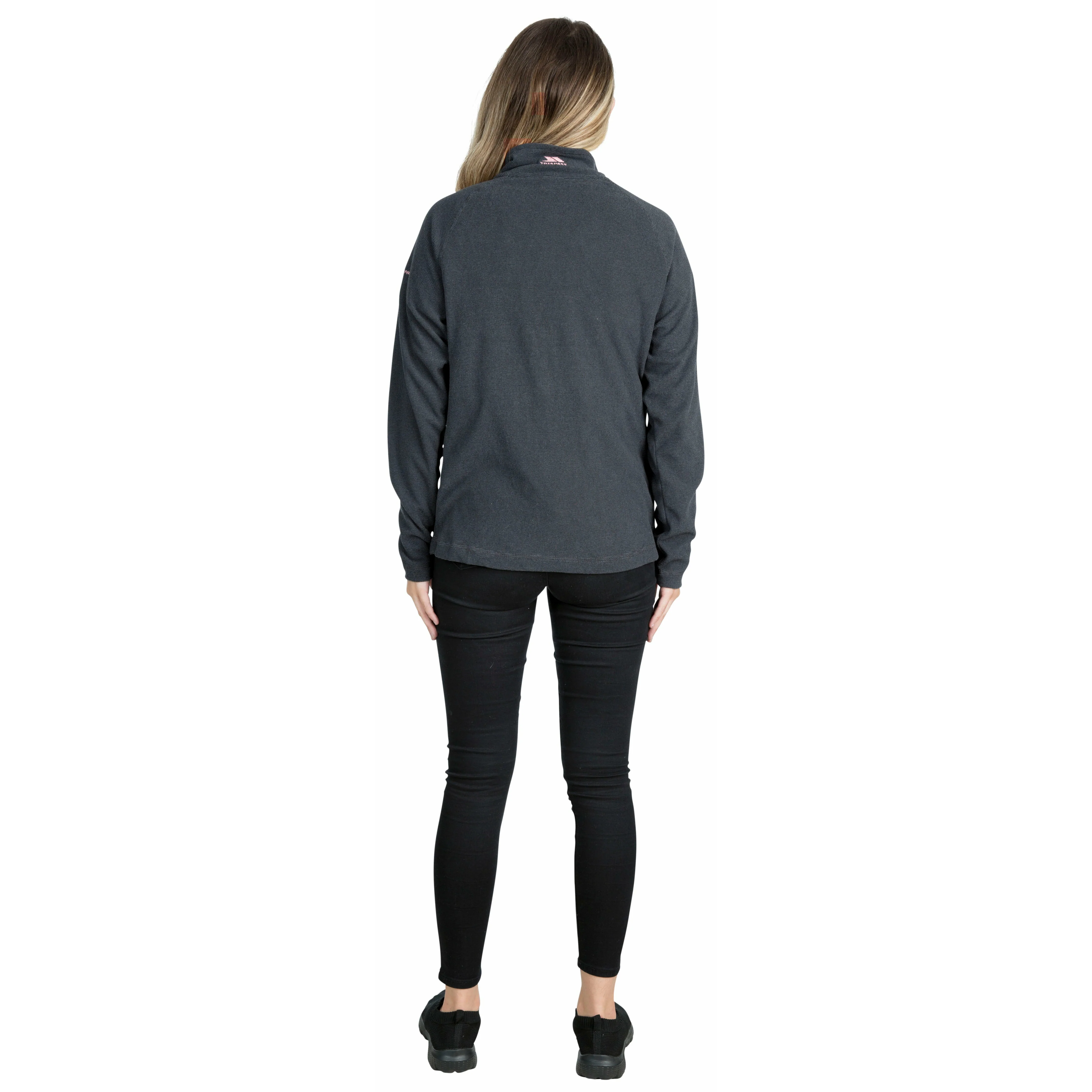 Meadows Womens 1/2 Zip Fleece in Charcoal - Image 6
