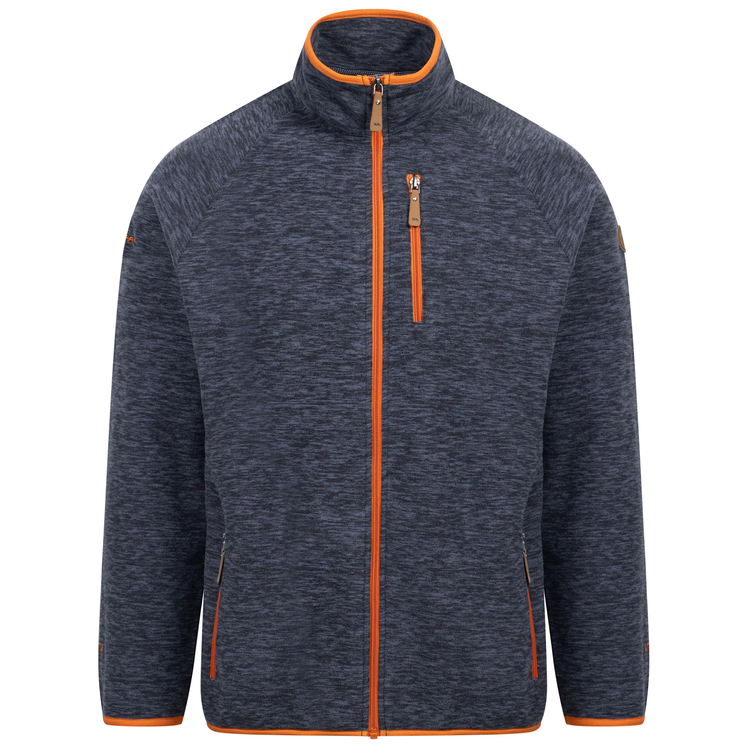 Mitchie Mens Full Zip Fleece in Navy