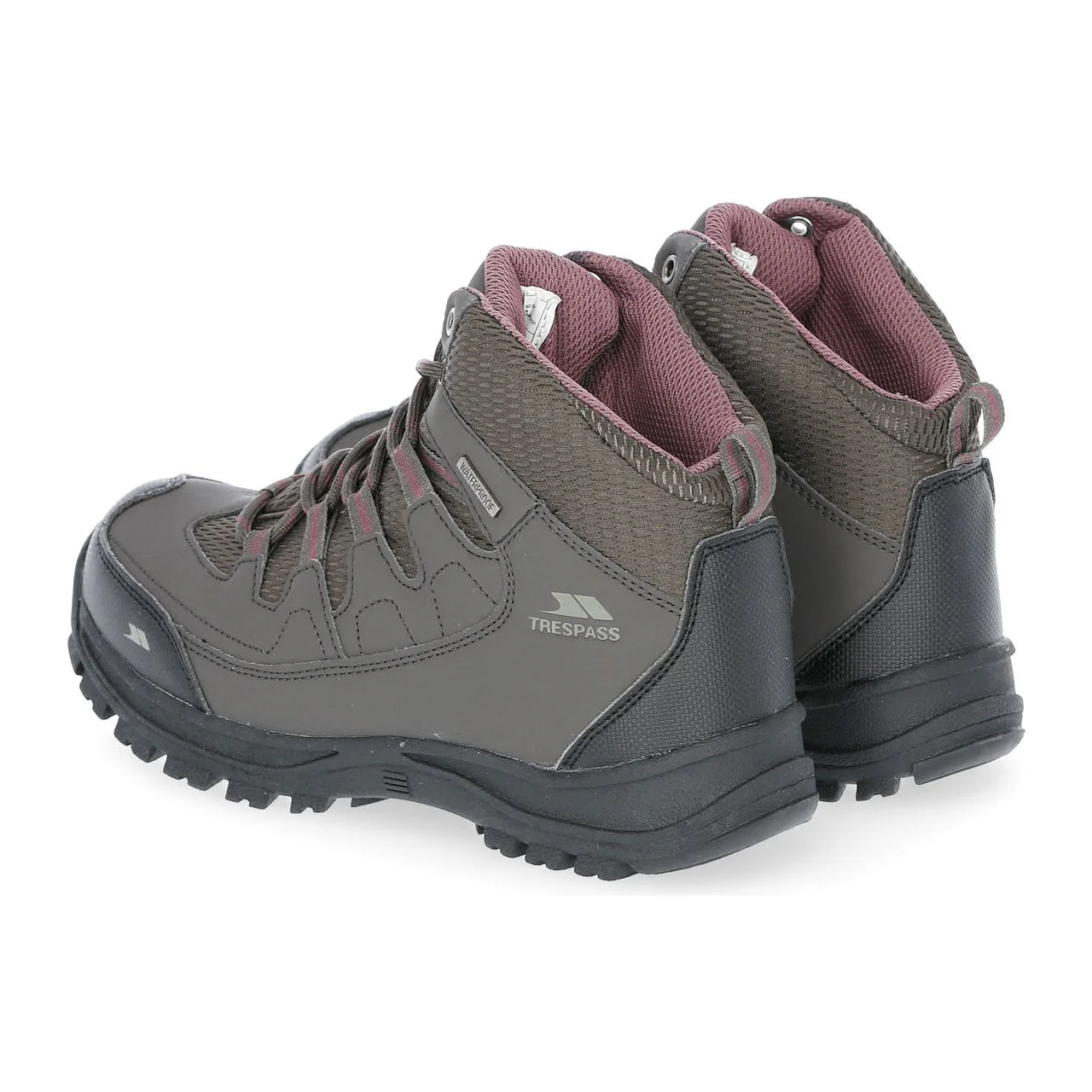 Mitzi Womens Waterproof Hiking Boots in Coffee - Image 9