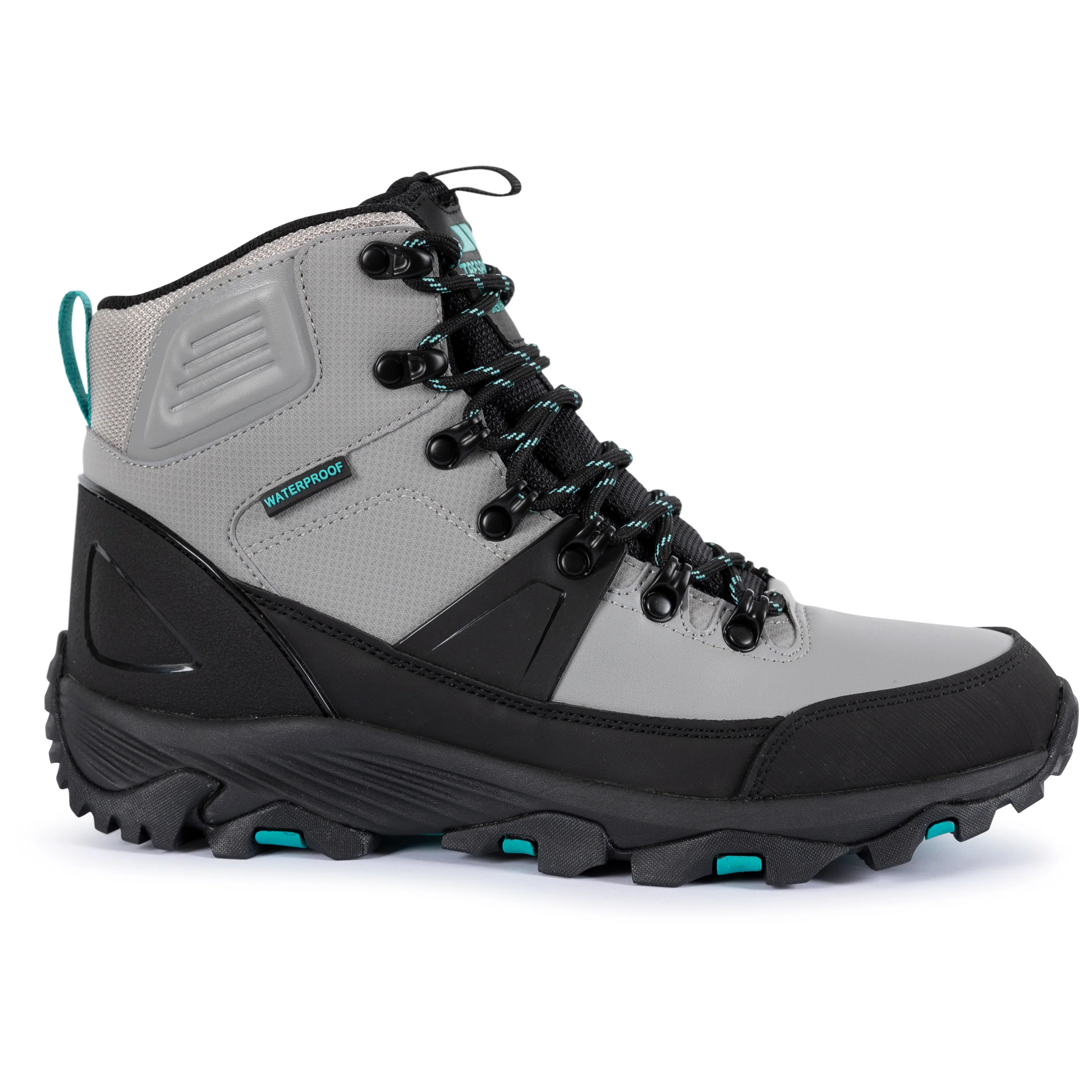 Miya Womens Waterproof Walking Boots in Grey - Image 2