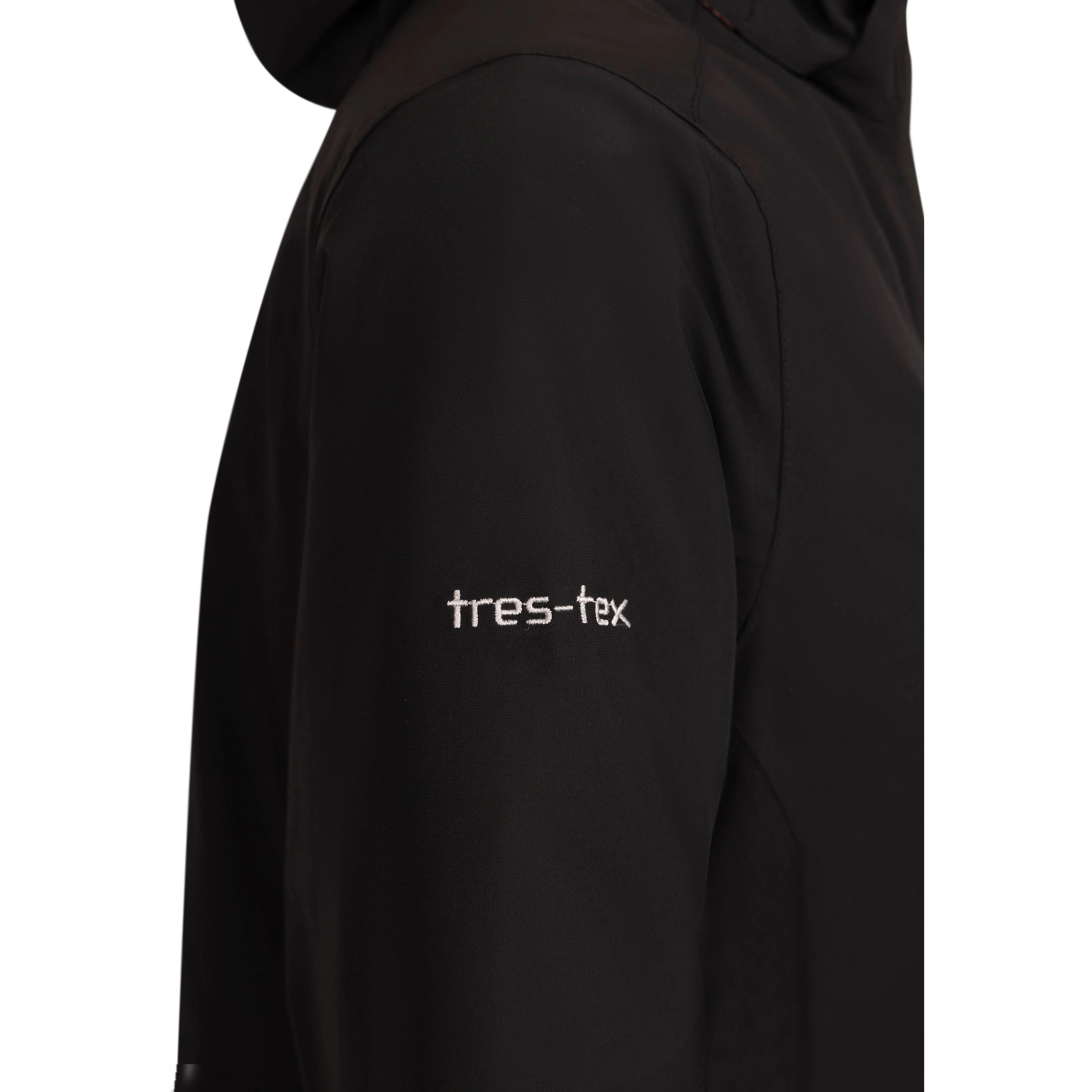 Hosho Womens Lightly Padded Waterproof Jacket in Black - Image 12
