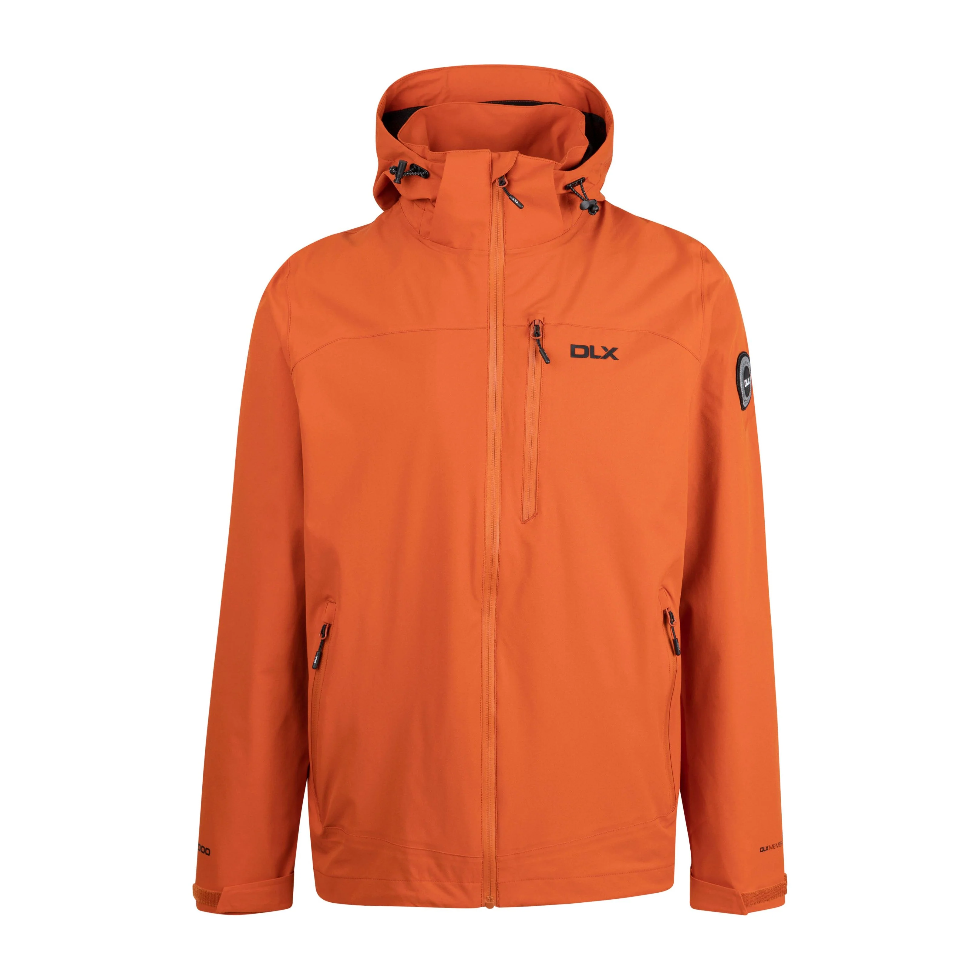 Montgomery DLX Mens Unpadded Waterproof Jacket in Burnt Orange - Image 2