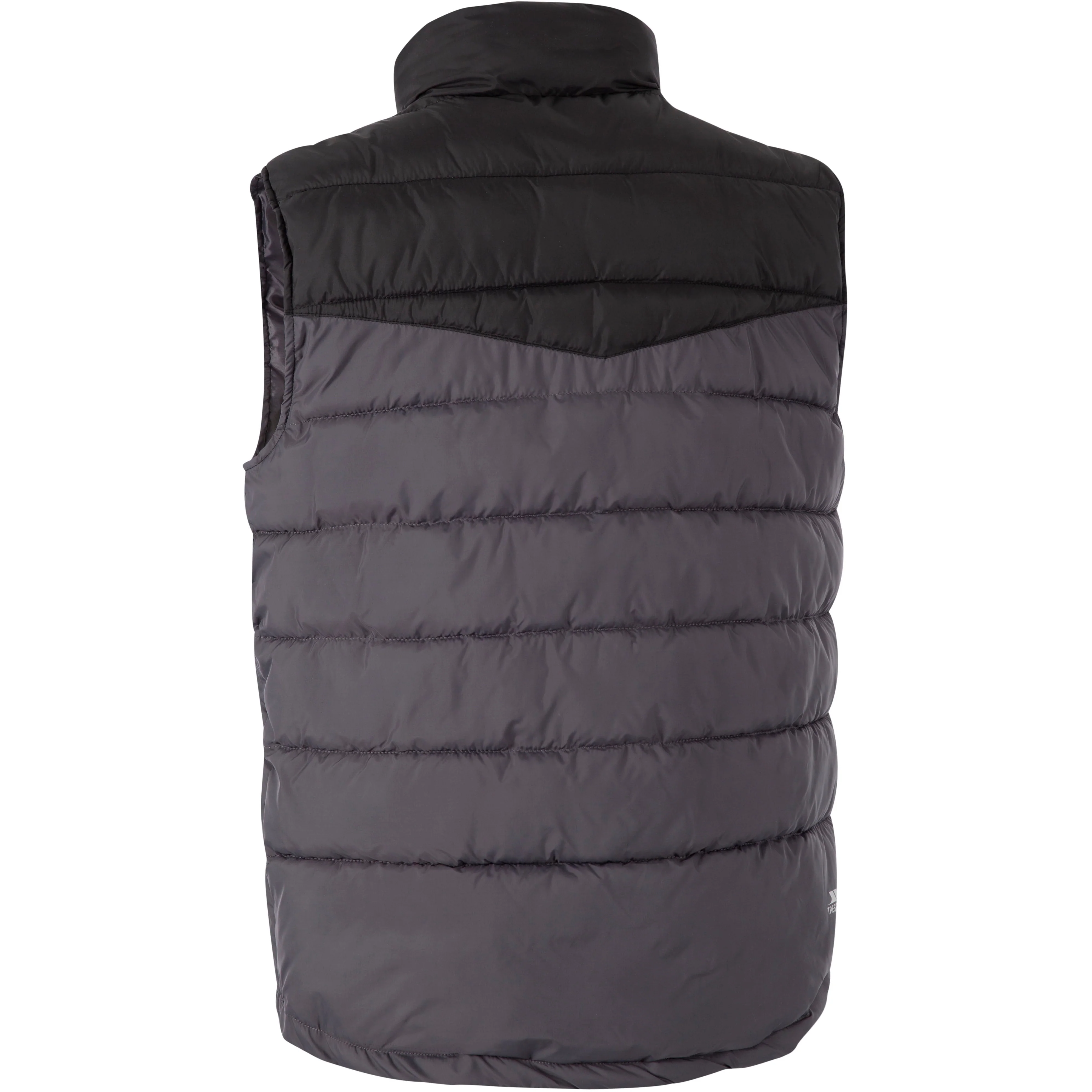 Oskar Men's Padded Gilet / Bodywarmer in Black and Grey - Image 4
