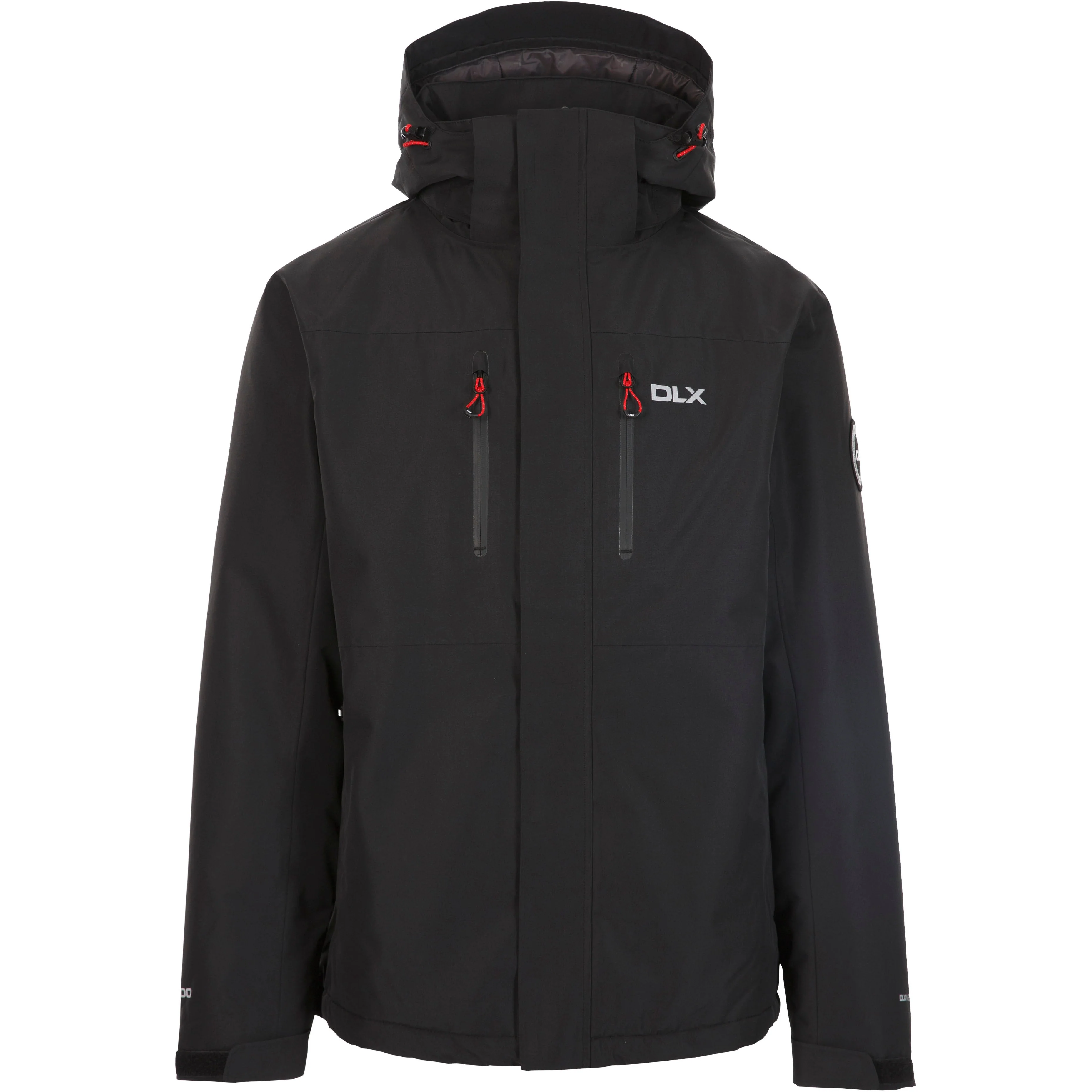 Oswarm Men's DLX Padded Waterproof Jacket in Black - Image 2