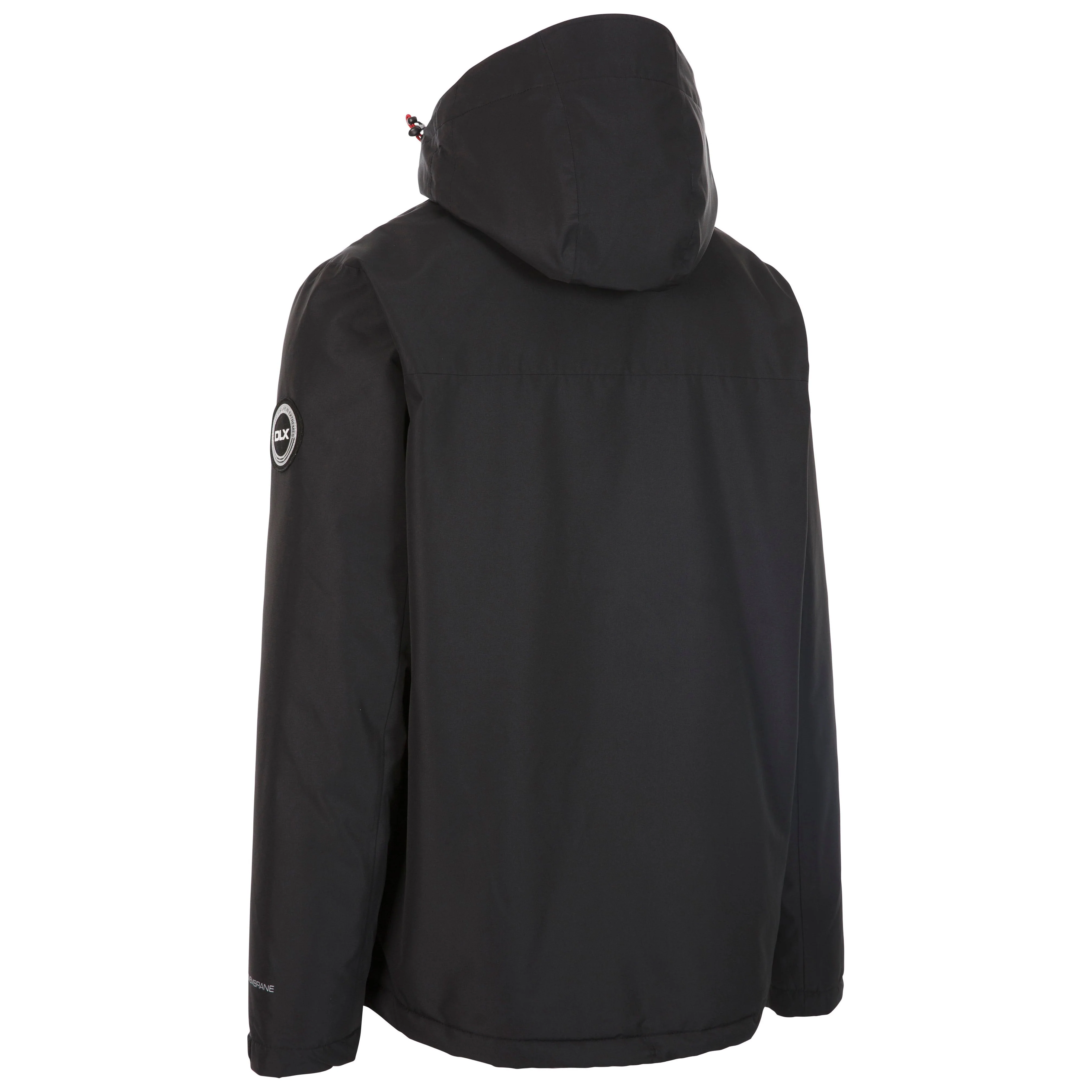 Oswarm Men's DLX Padded Waterproof Jacket in Black - Image 3