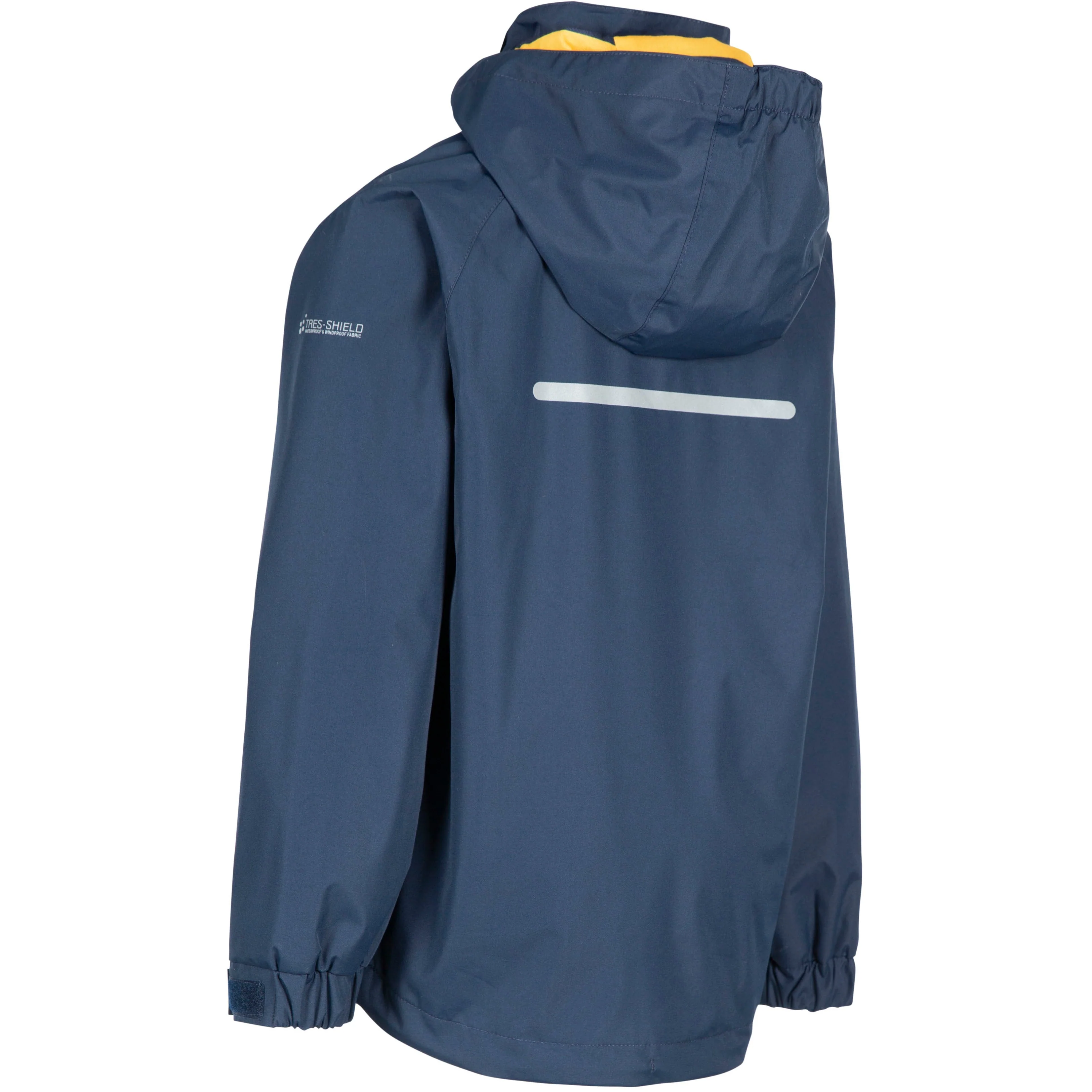 Overwhelm Boys' Unpadded Waterproof Rain Jacket in Navy - Image 2
