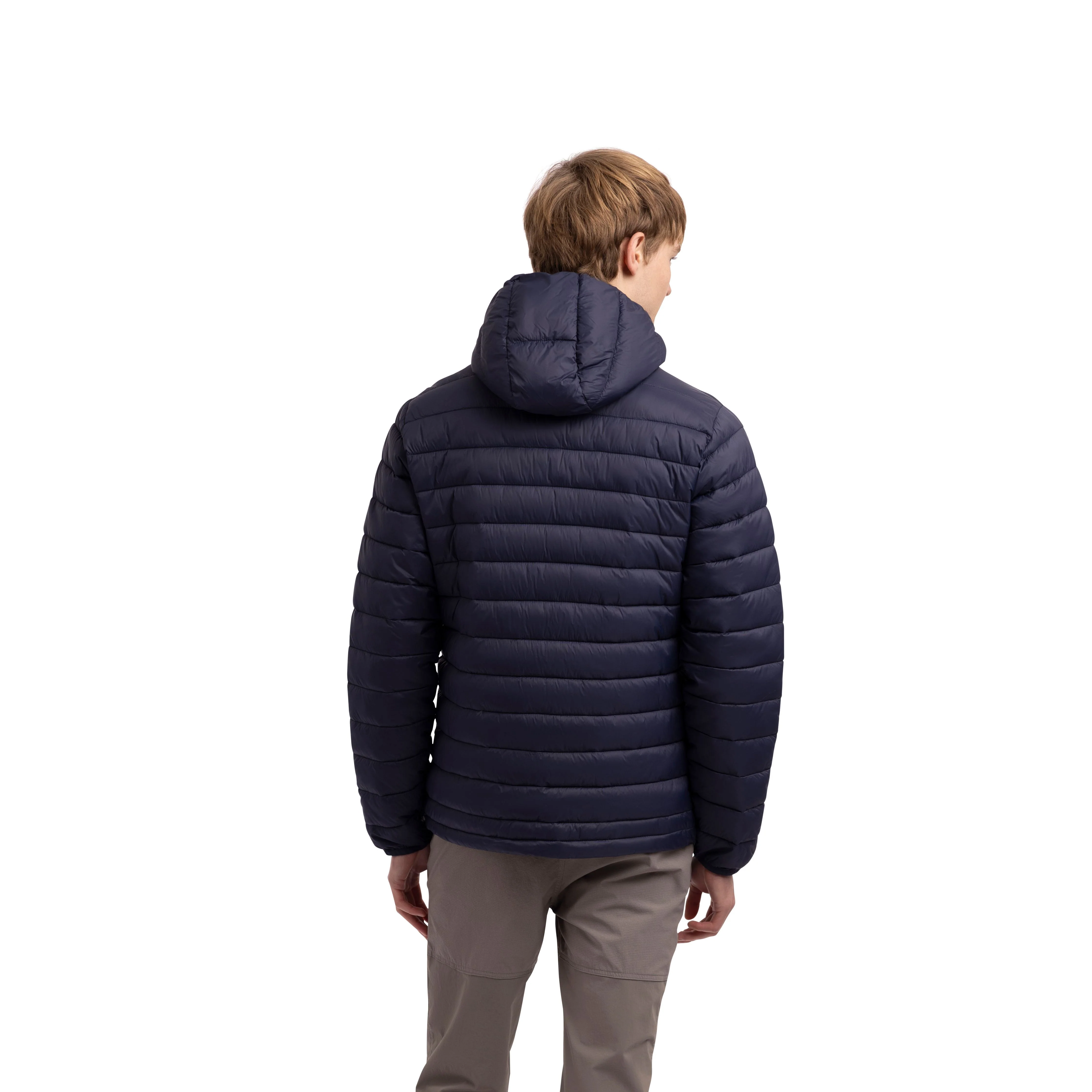 Paddley Men's Padded Casual Jacket in Navy - Image 4