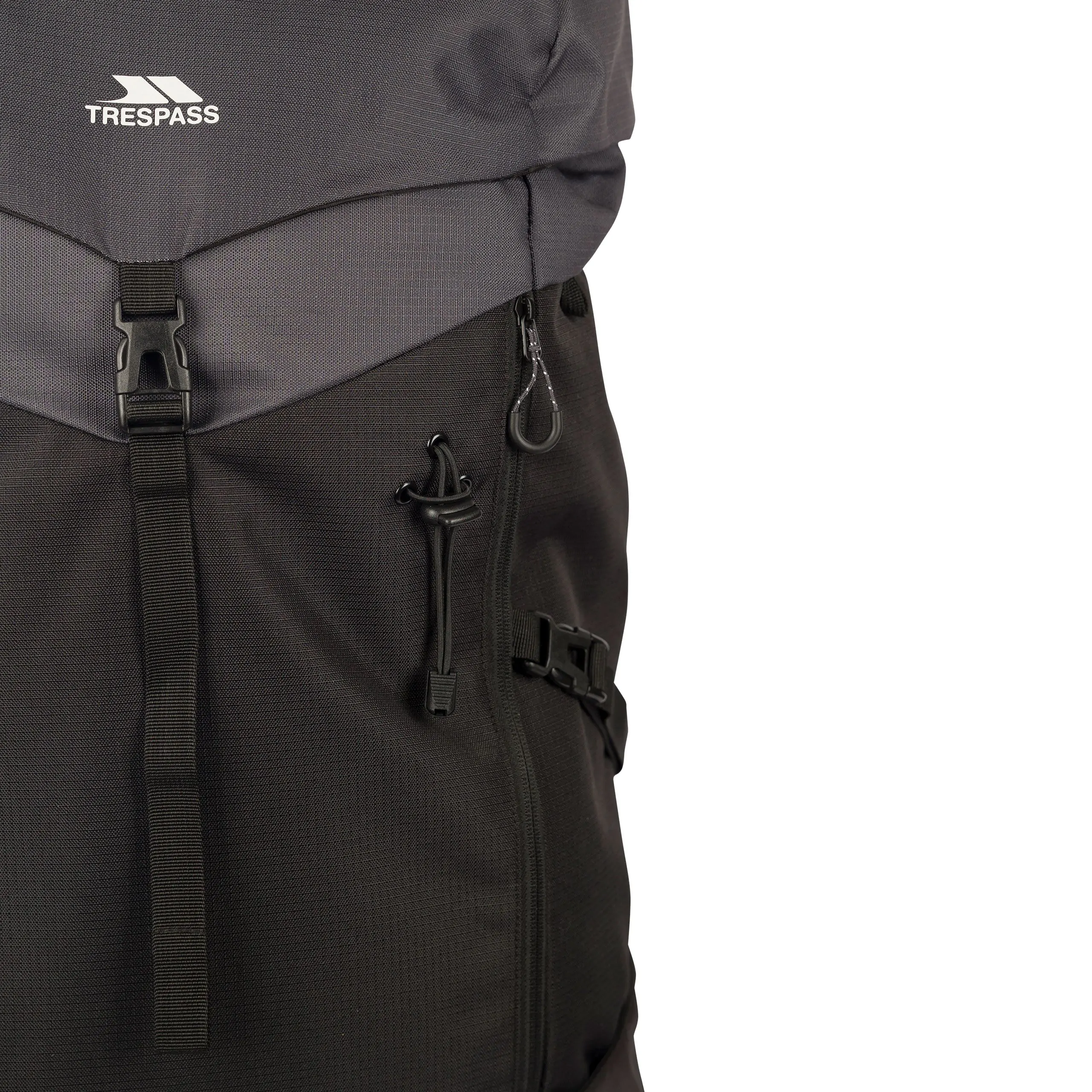 Pass 75 Hiking Rucksack 75L in Black and Dark Grey - Image 6