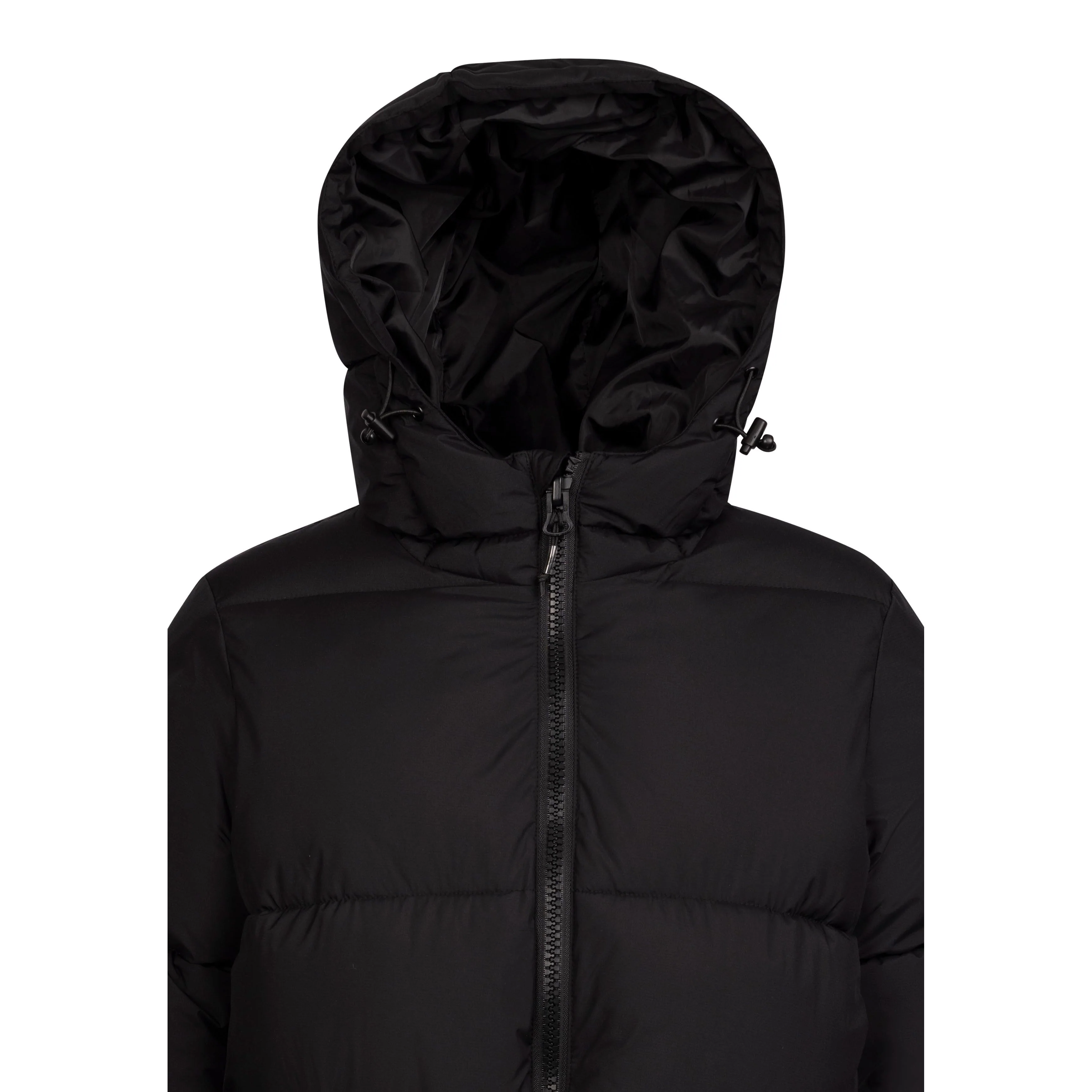 Pinchi Womens Padded Waterproof Jacket in Black - Image 3