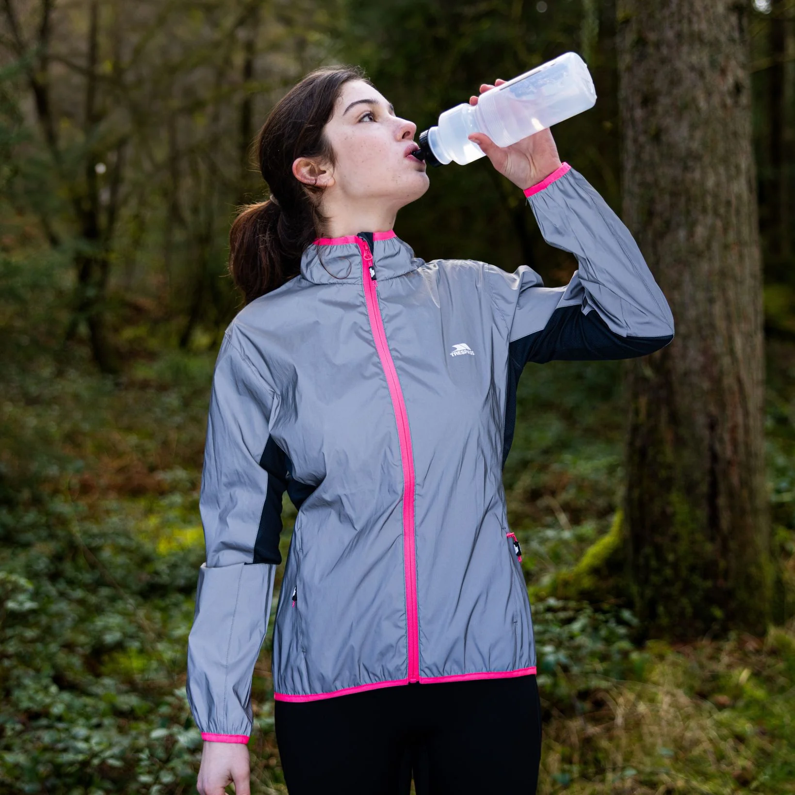 Platform Sports Water Bottle 750ml in Clear White - Image 5