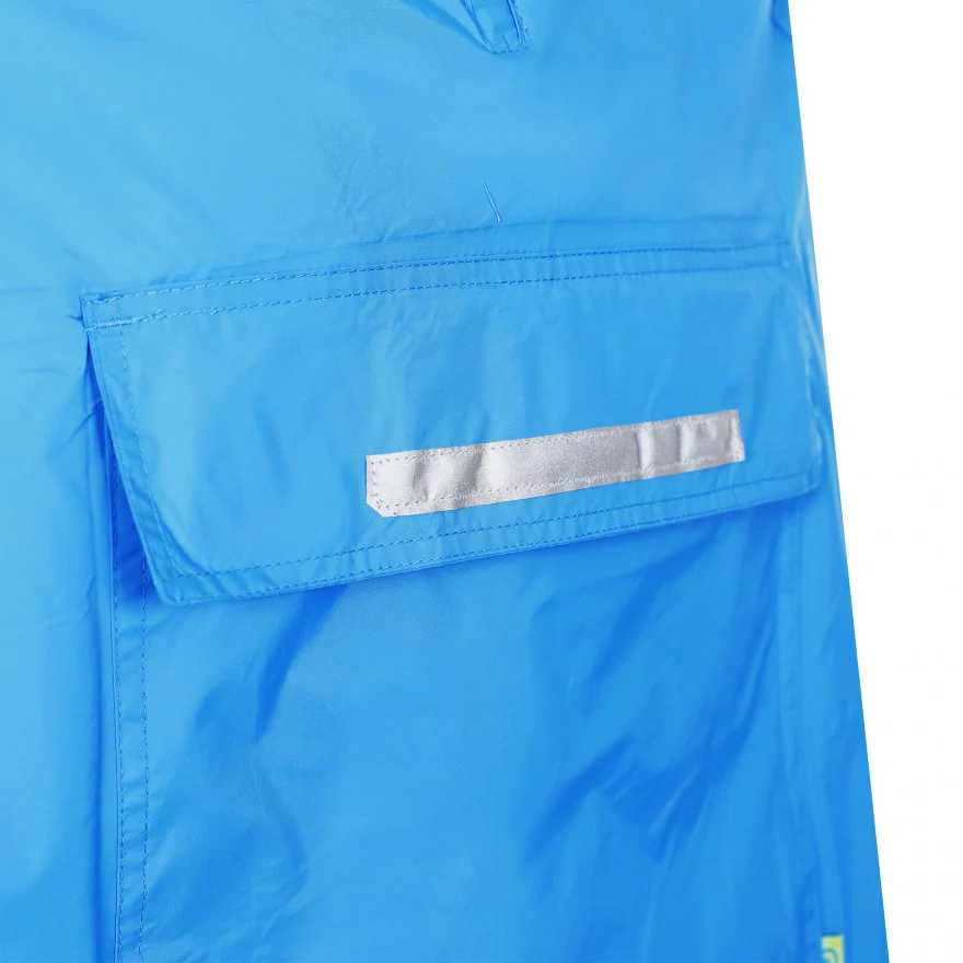 Qikpac Adults Packaway Waterproof Poncho in Cobalt Blue - Image 6