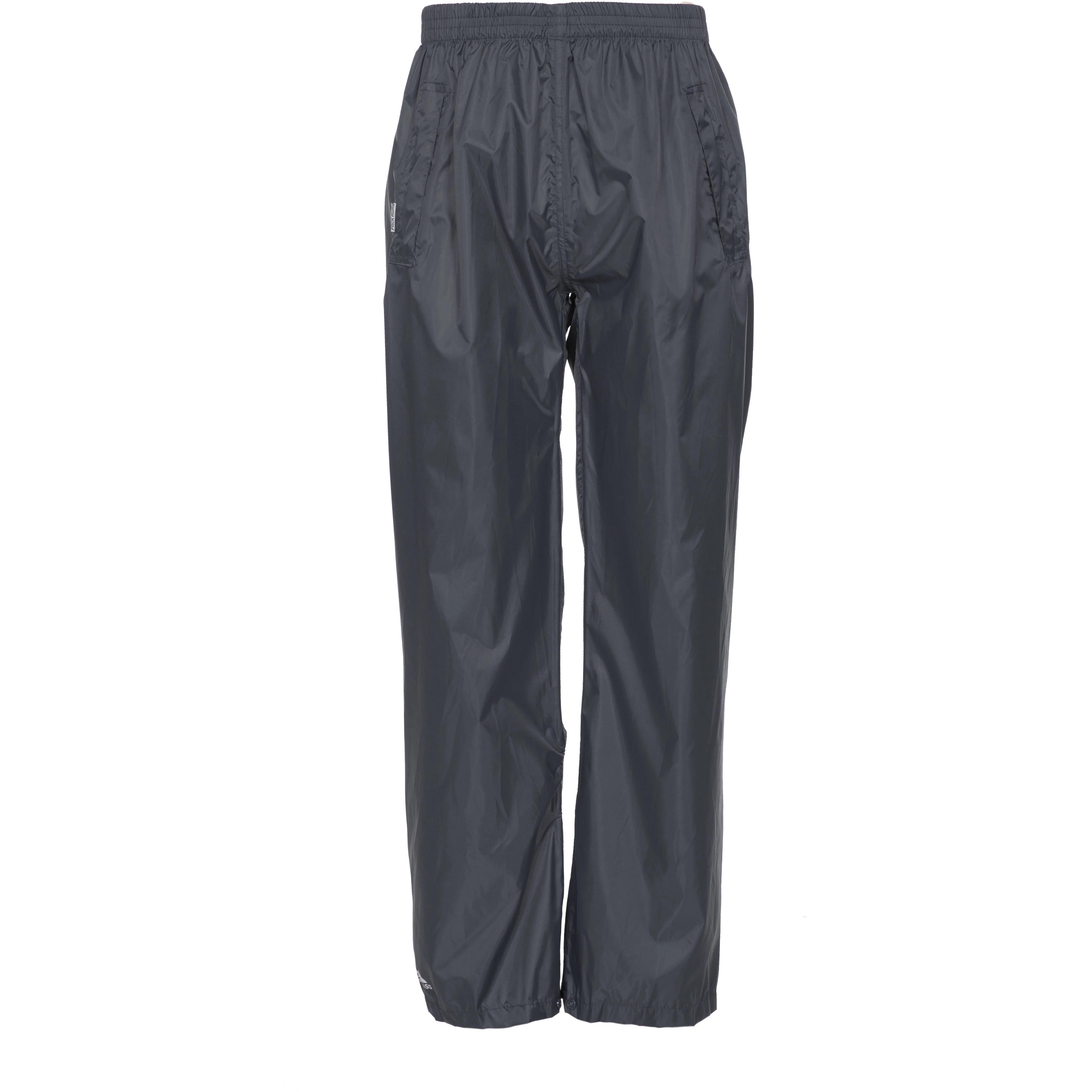 Qikpac Adults Unisex Pack Away Waterproof Trousers in Black - Image 8