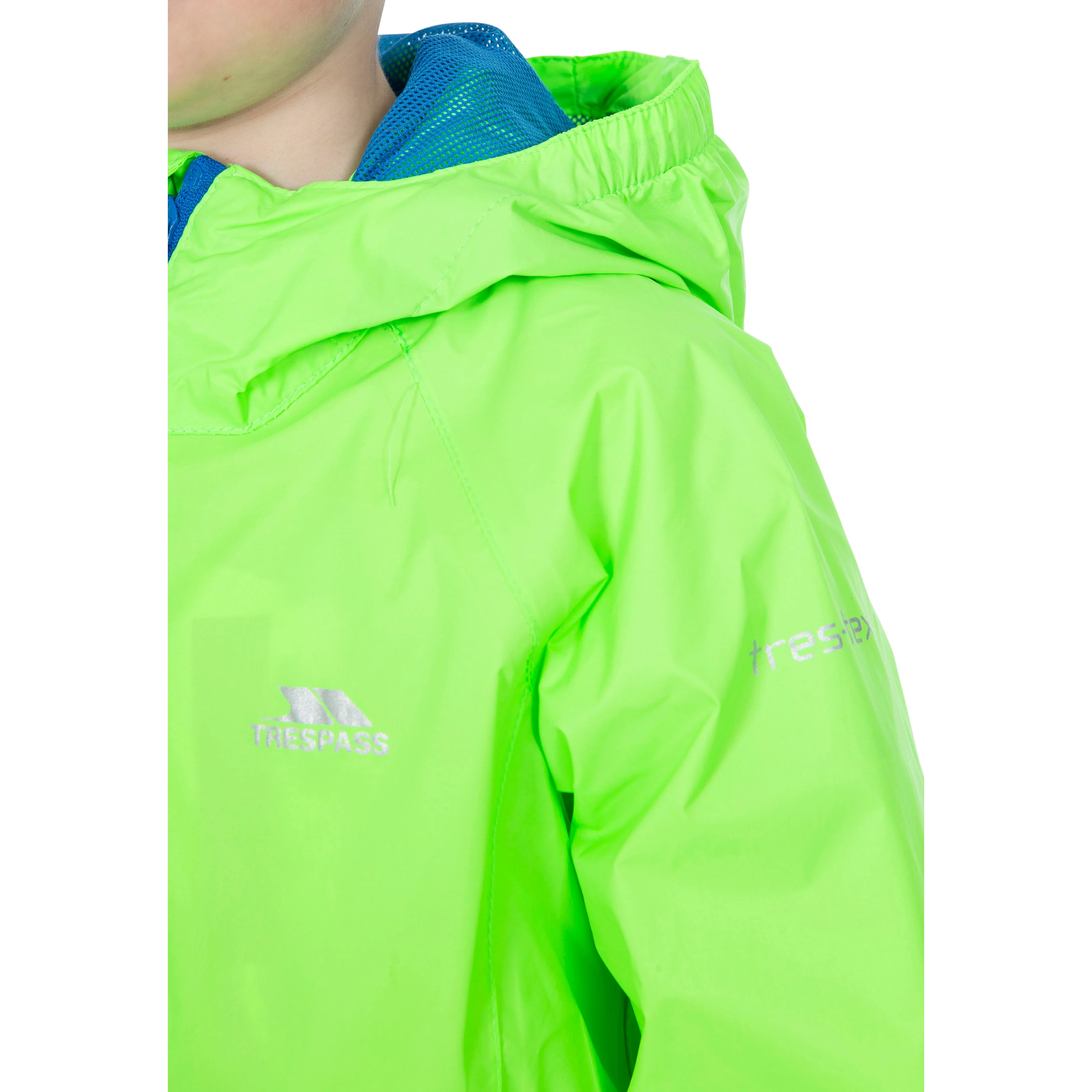 Qikpac Kids Packaway Unpadded Waterproof Jacket in Green Gecko - Image 10