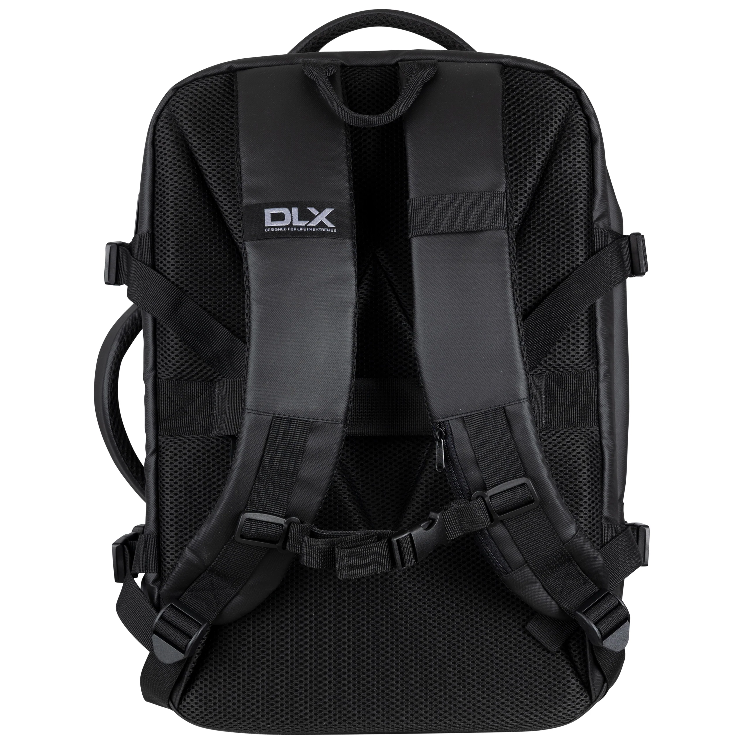 Rados DLX 20/35 Litre Travel Laptop Rucksack in Black - Image 2