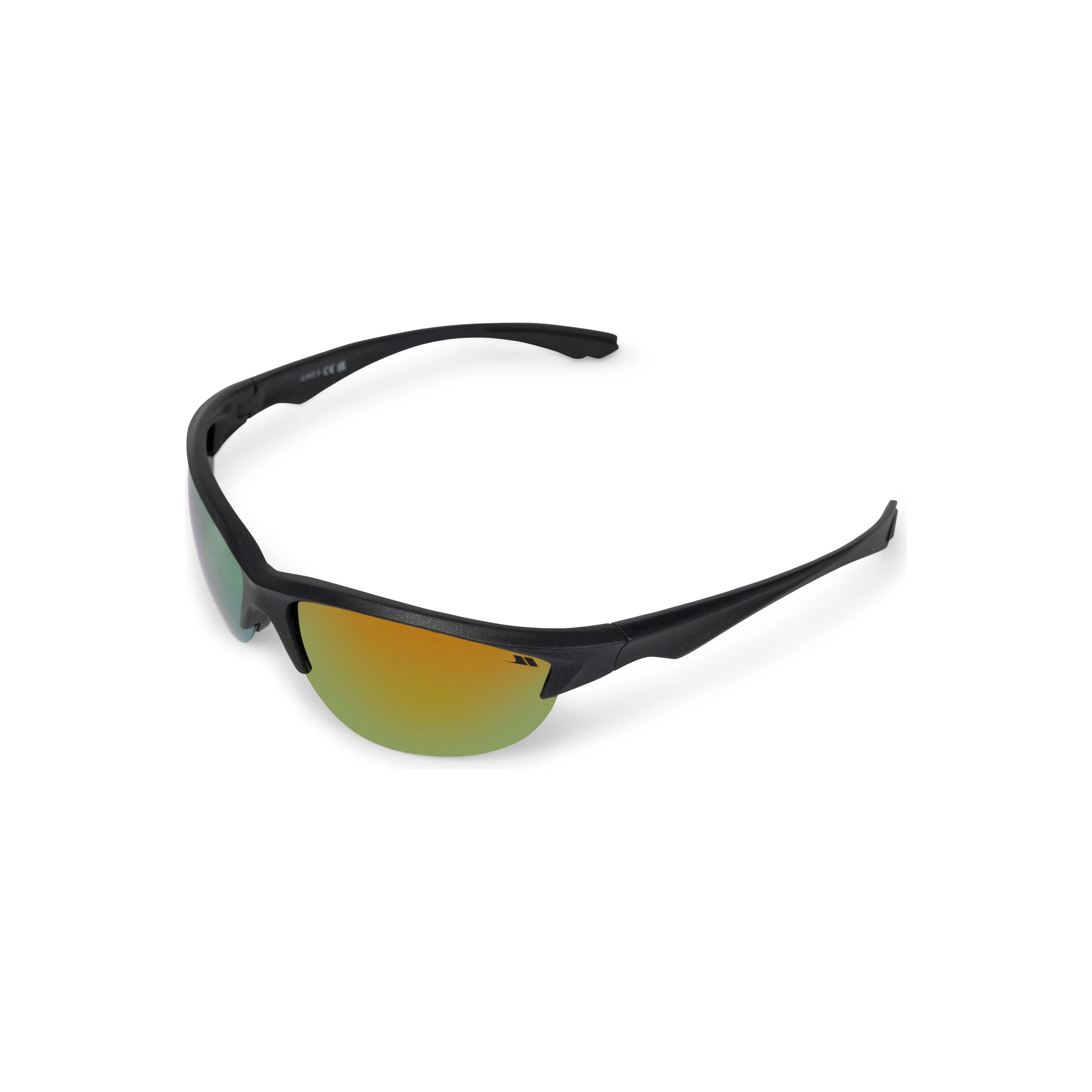 Rapid Polarized Mirror Sunglasses in Black - Image 3