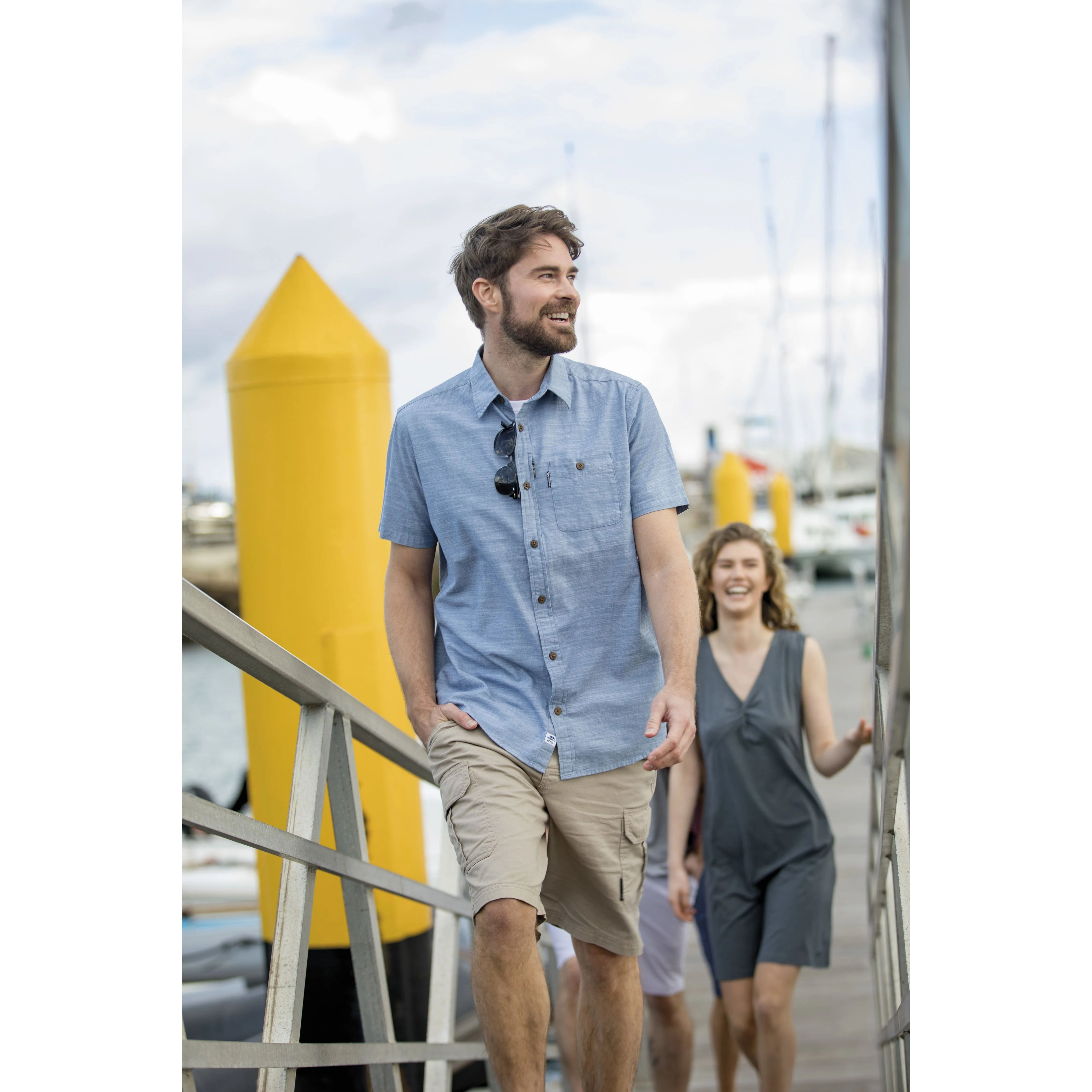 Rawson Men's Cargo Shorts - Oatmeal - Image 5