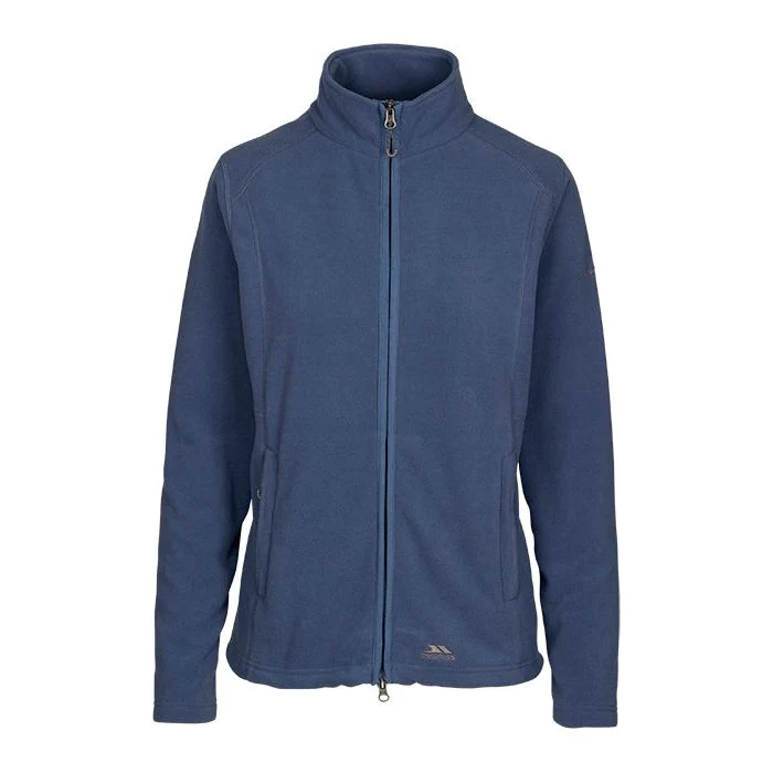 Renato Womens Full Zip Fleece Top in Indigo