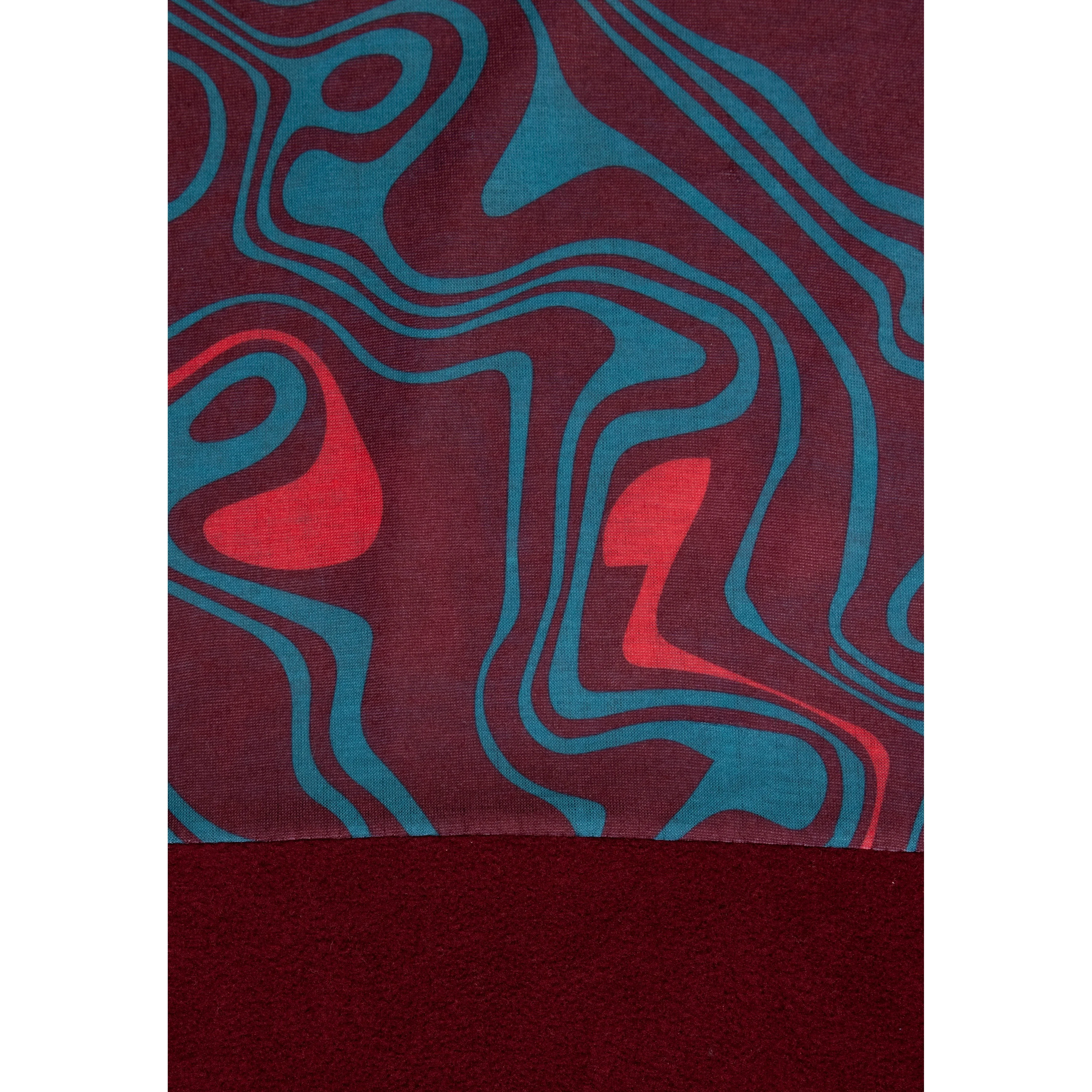Rindell Women's Neck Warmer in Dark Cherry Print - Image 4