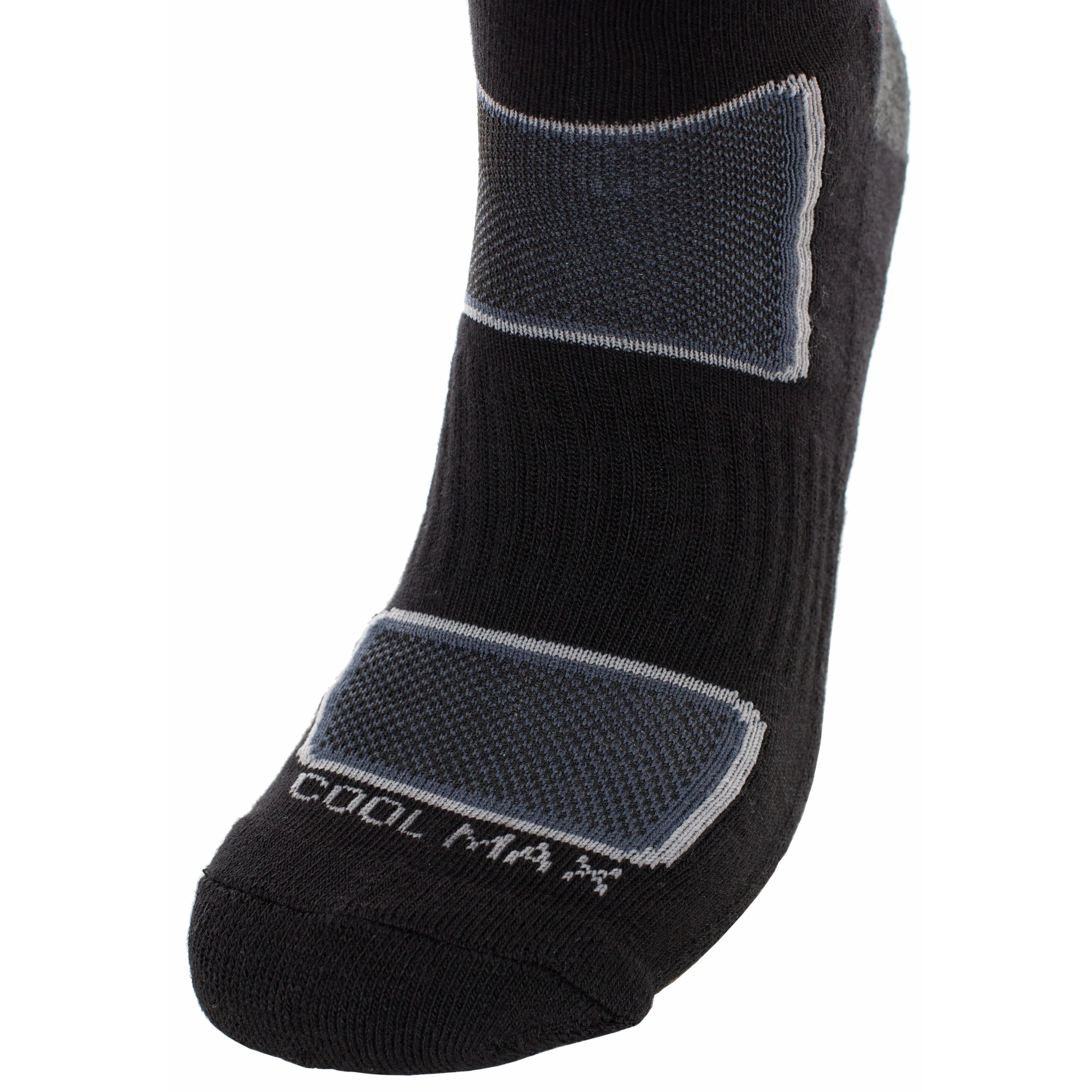 Rizzle Eco Men's Recycled Yarn Trekking Boot Socks - Black - Image 5
