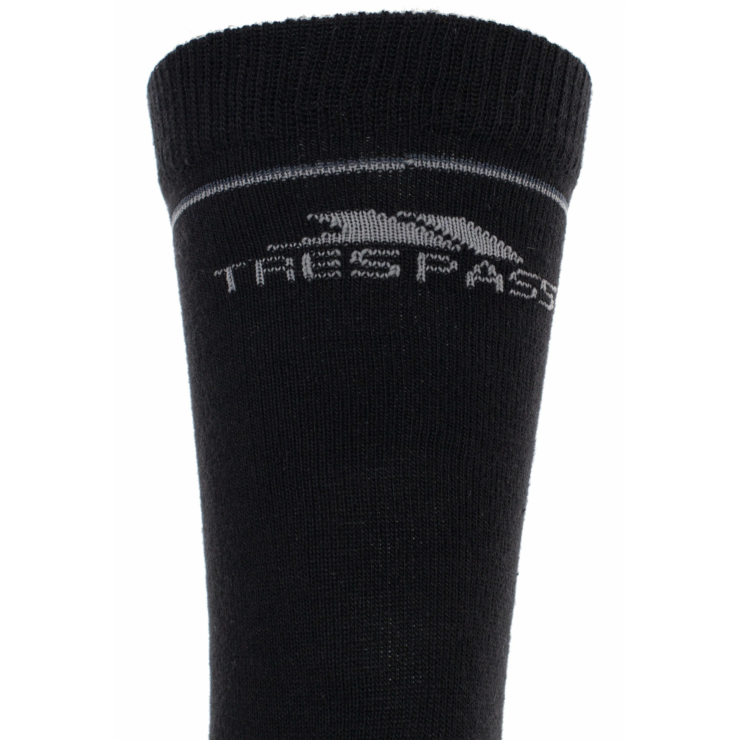 Rizzle Eco Men's Recycled Yarn Trekking Boot Socks - Black - Image 6