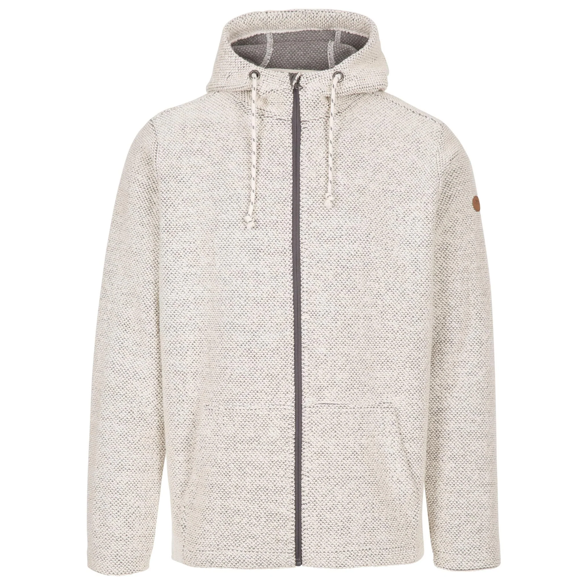 Scawton Men's Knitted Hoodie in Off White - Image 2