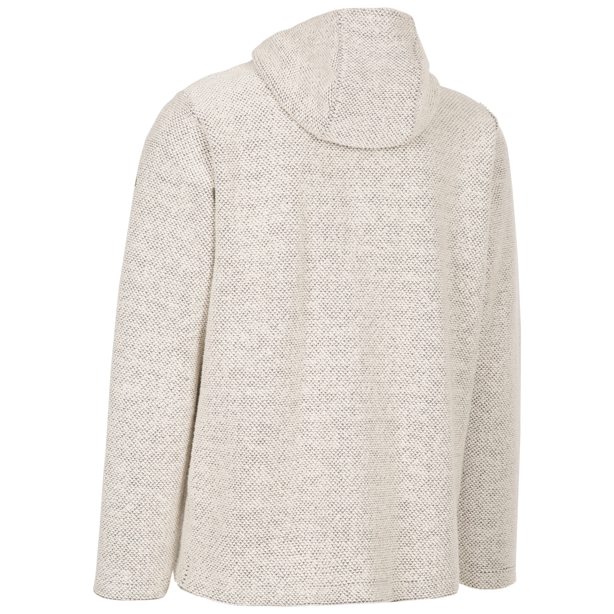 Scawton Men's Knitted Hoodie in Off White - Image 3