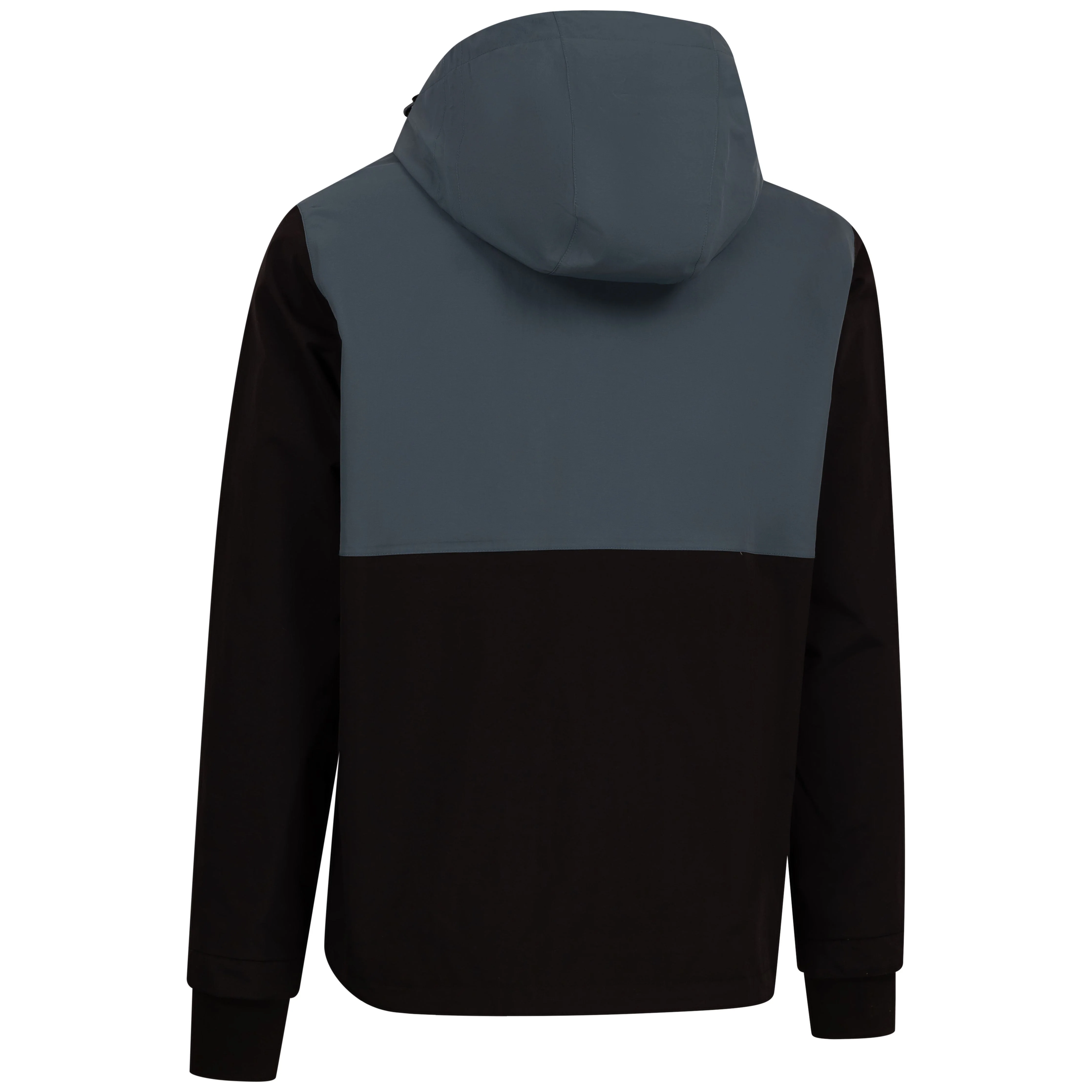 Scolpaig Mens 1/2 Zip Unpadded Rain Jacket in Black - Image 3