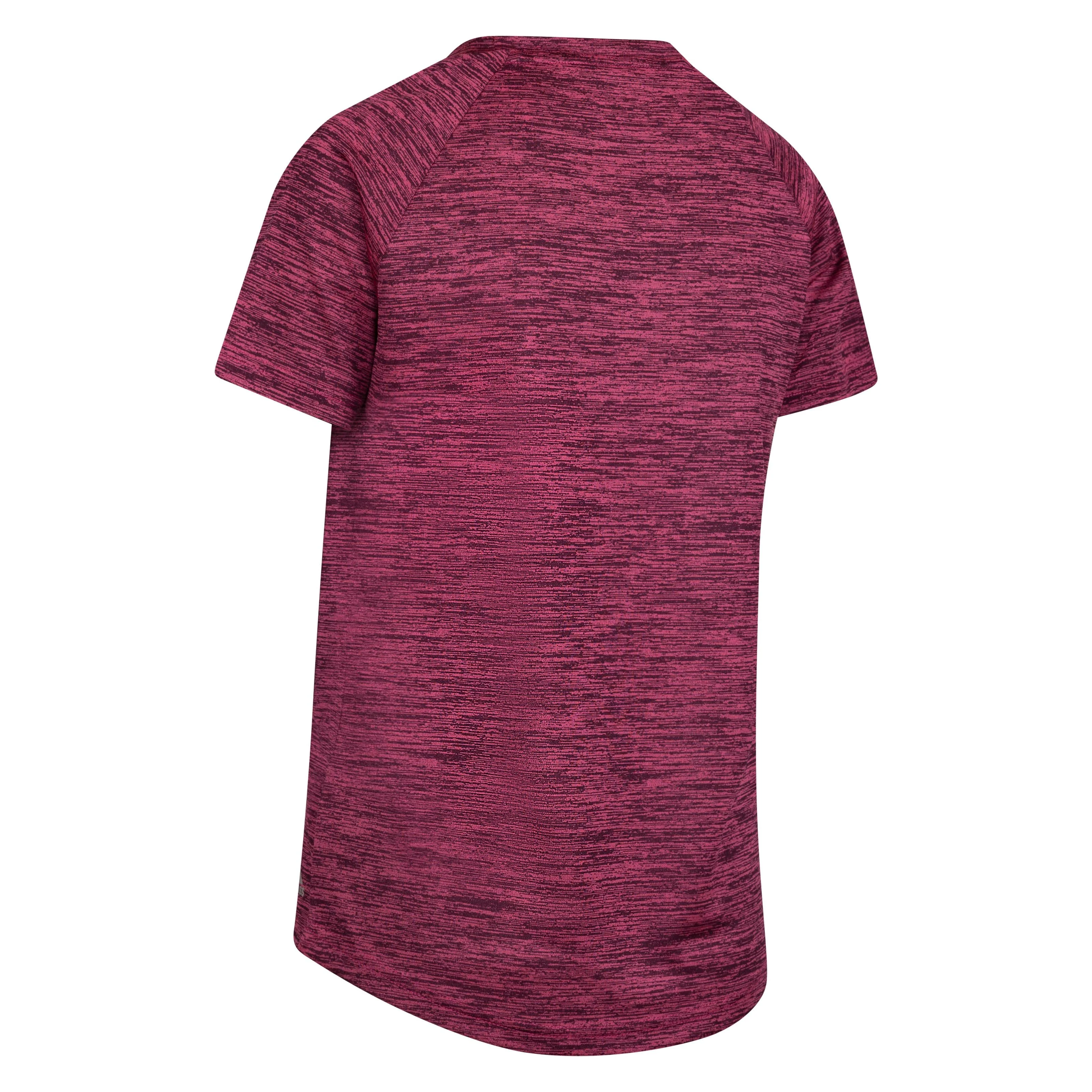 Selinne Women's Active T-Shirt in Cassis Marl - Image 2