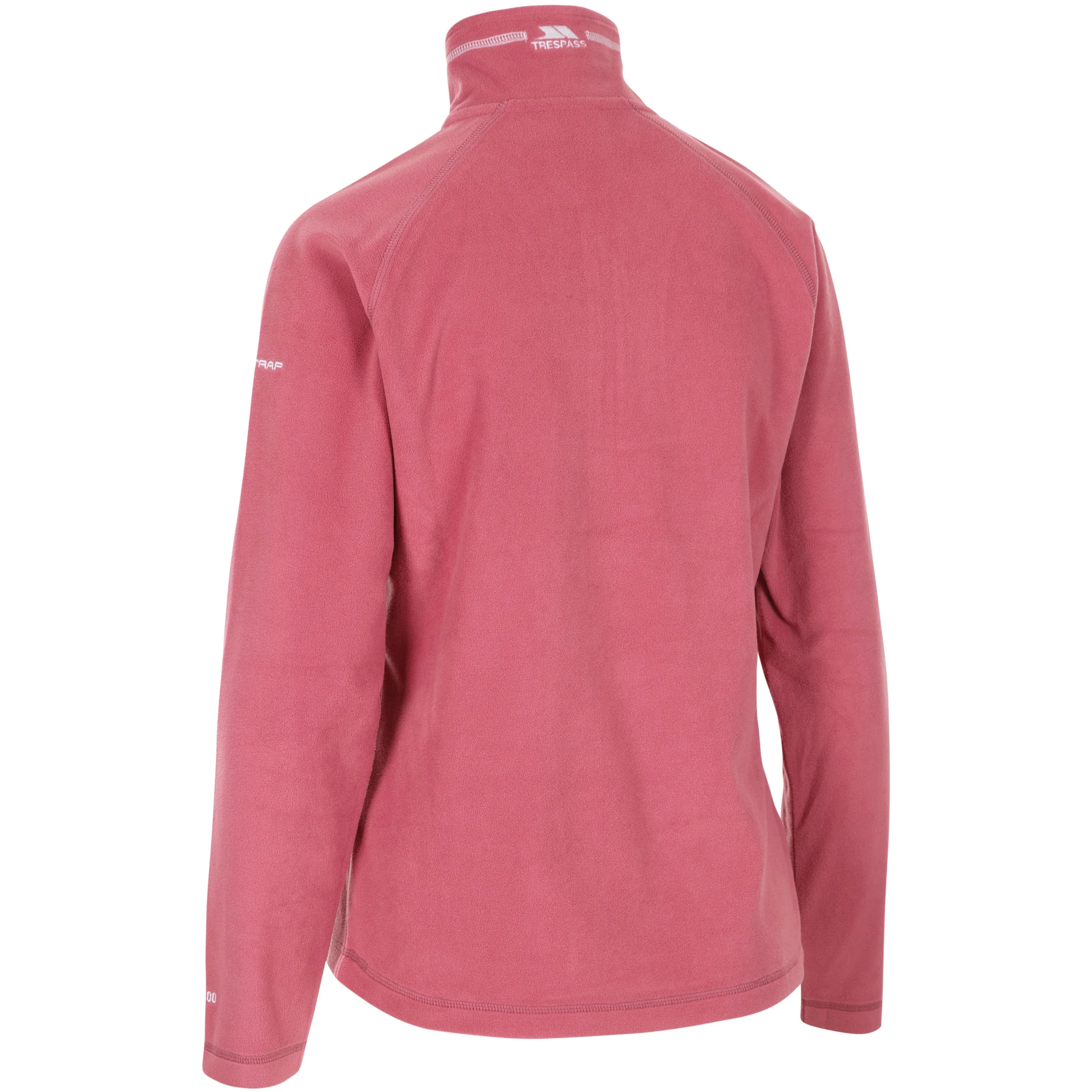 Skylar Women's Half Zip Fleece Top in Rose Blush - Image 4