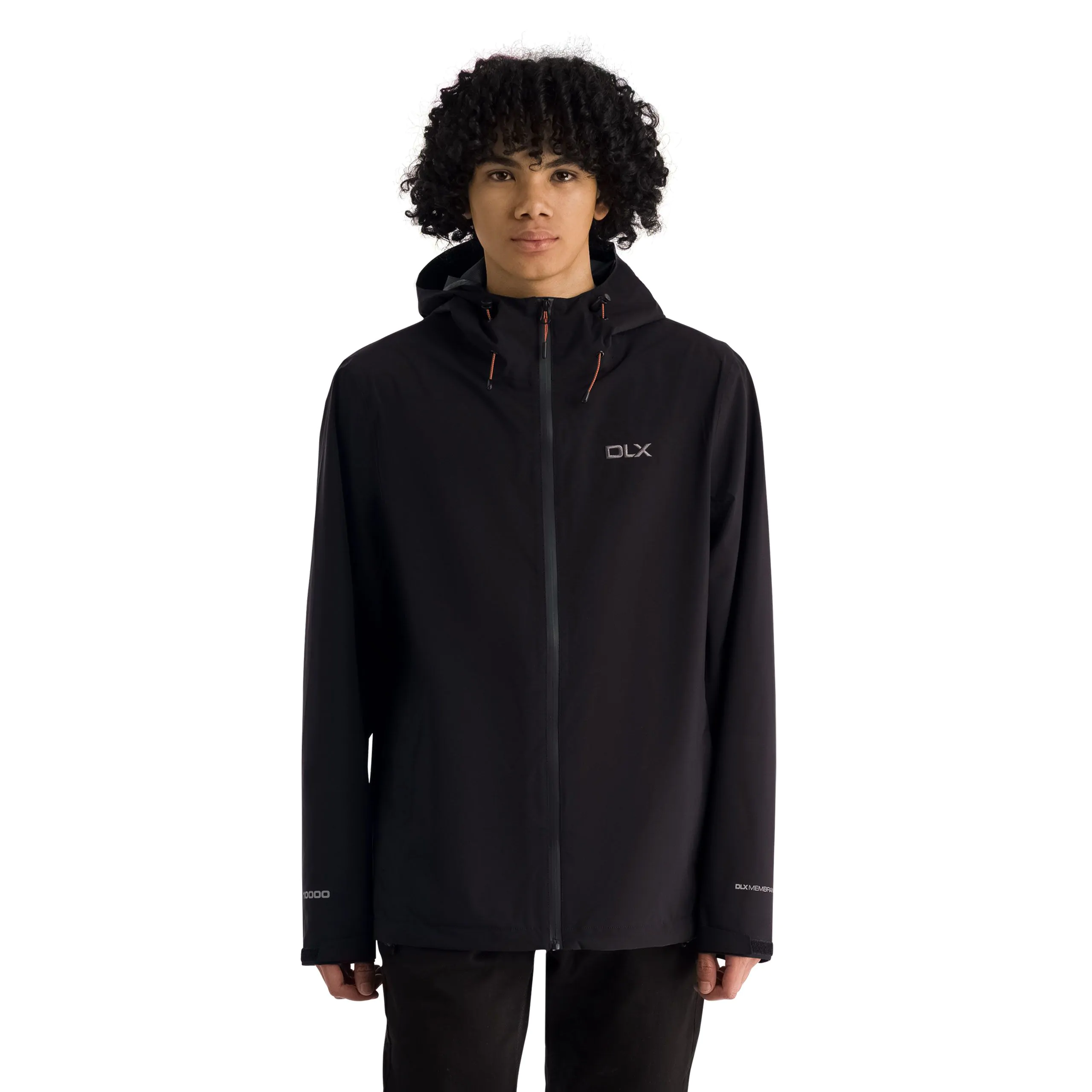 Strathbeg Mens DLX Unpadded Rain Jacket in Black - Image 3