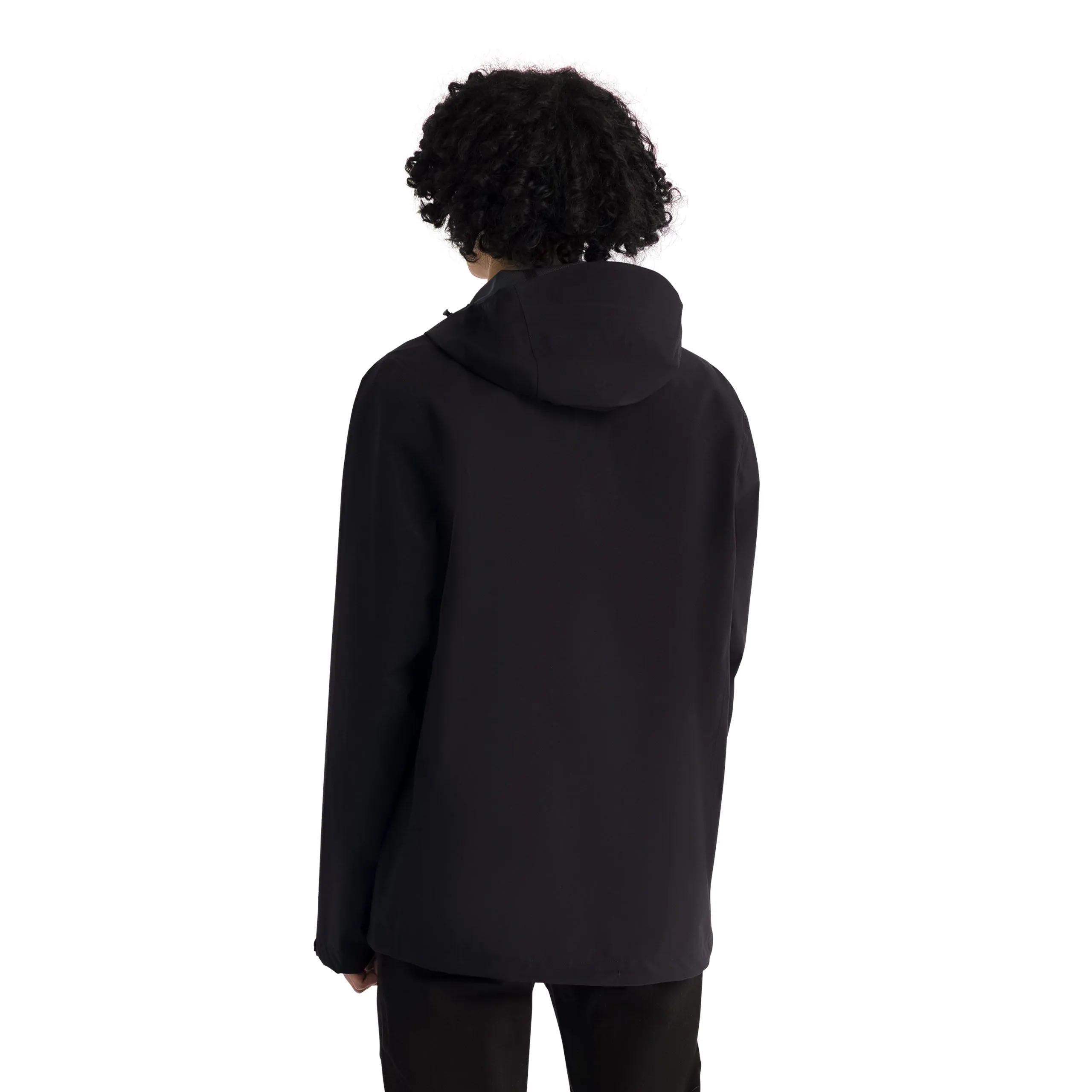 Strathbeg Mens DLX Unpadded Rain Jacket in Black - Image 5