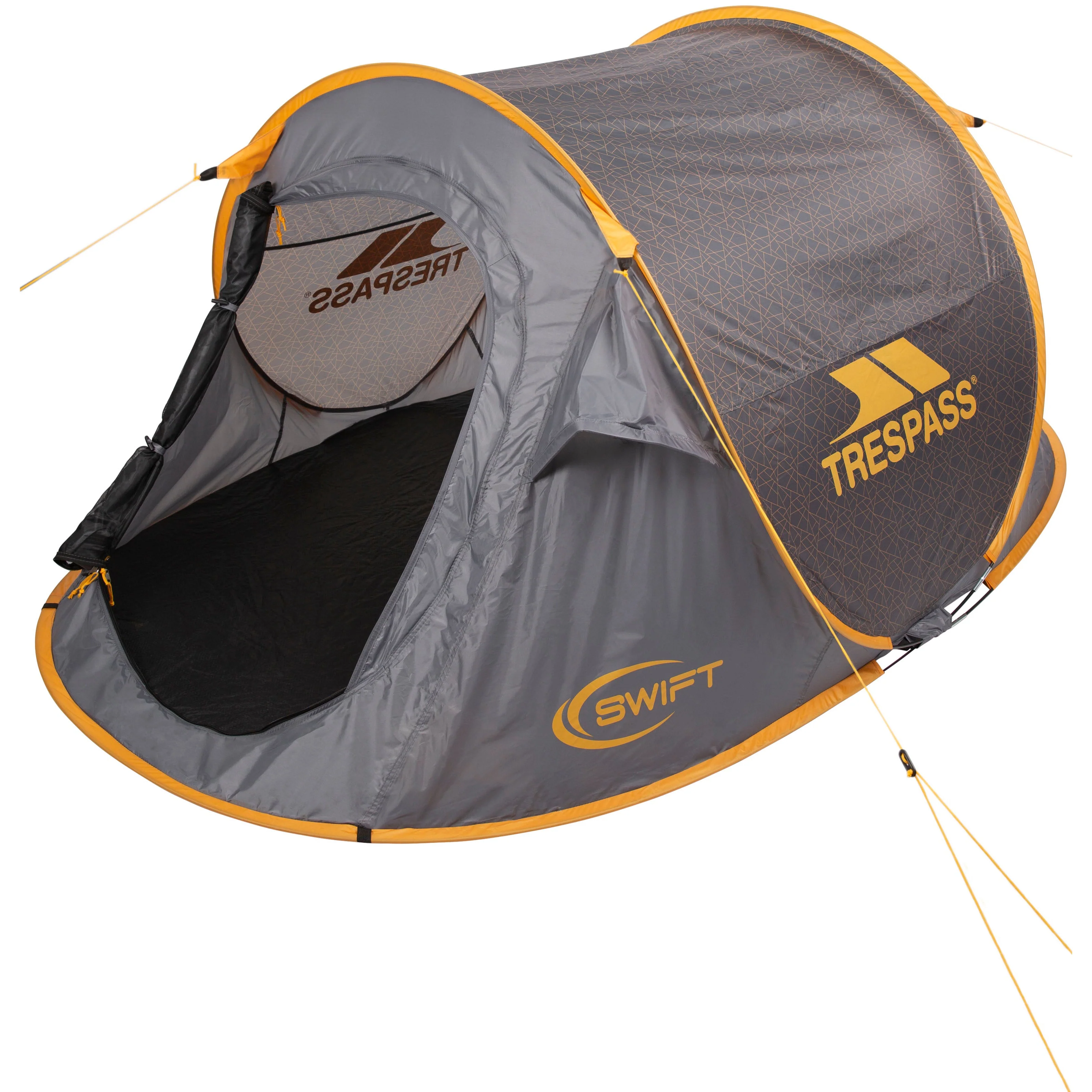Swift 2 Patterned Pop-Up Tent in Storm Grey Print - Image 2