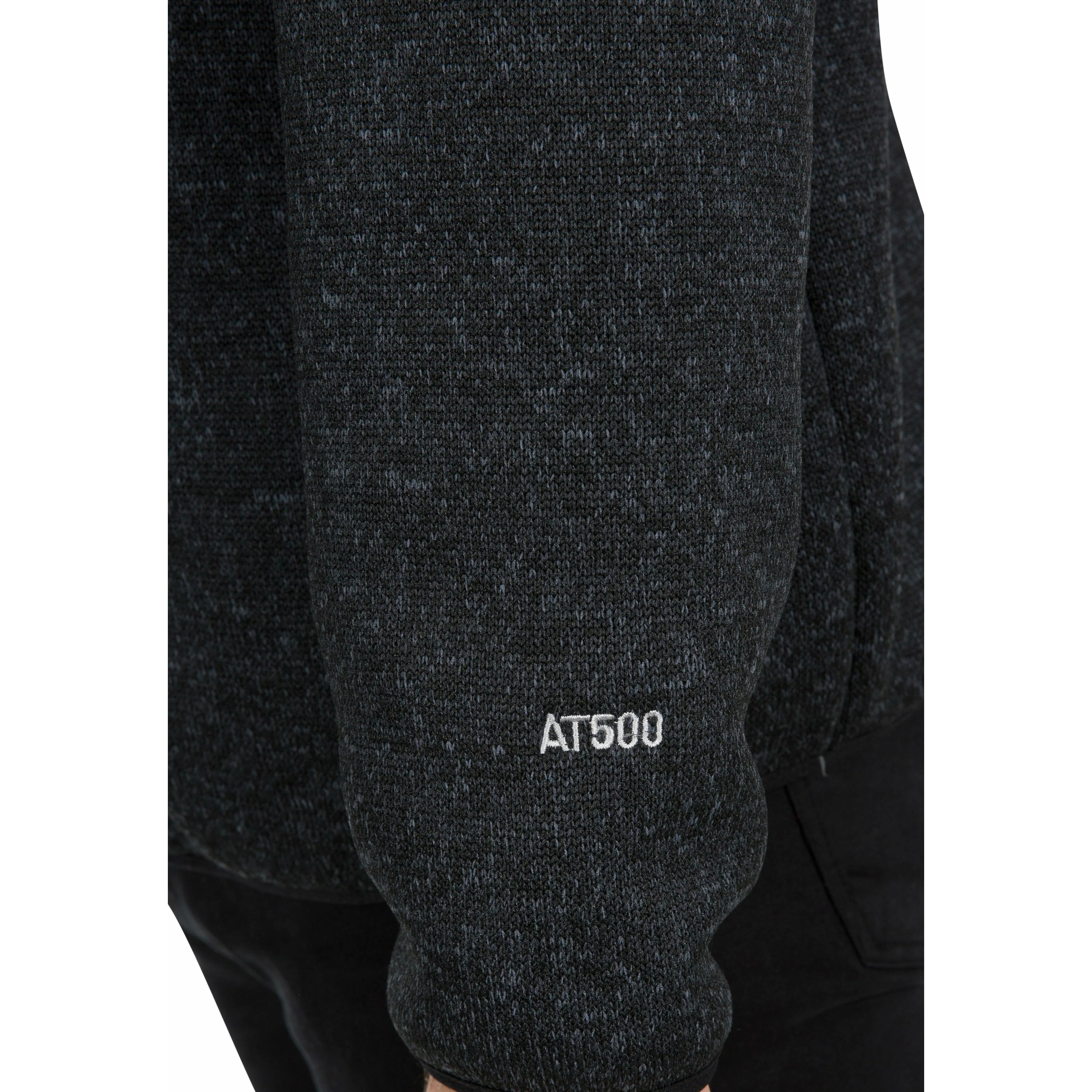 Tableypipe Men's Fleece Hoodie in Black Marl - Image 9
