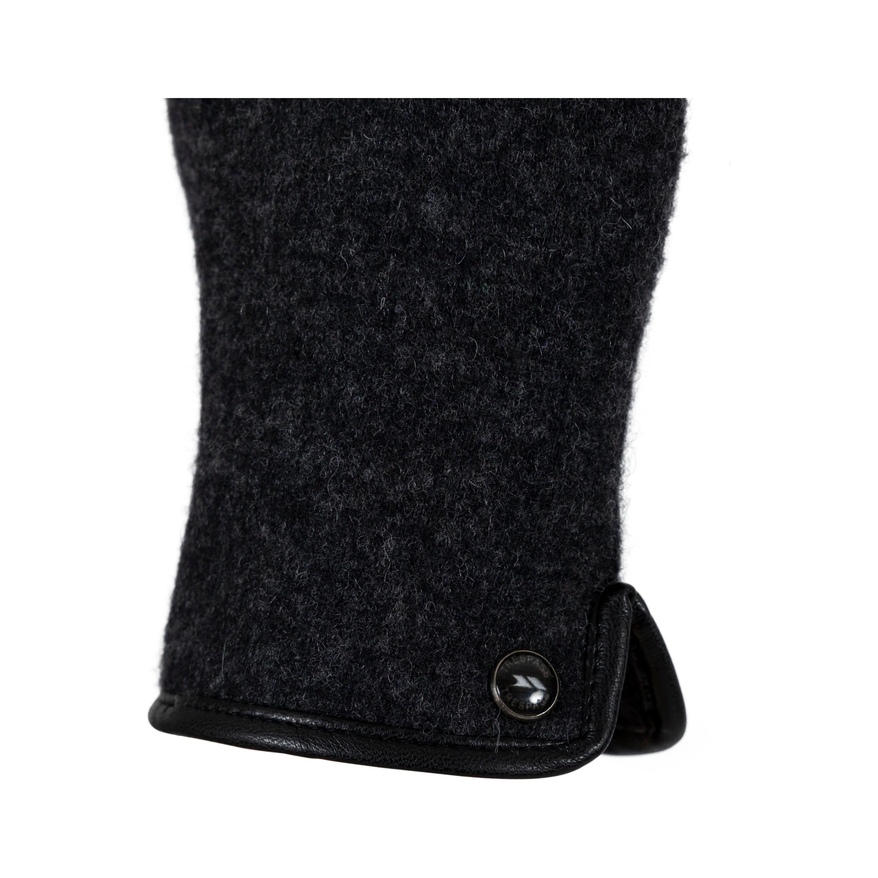 Tana Unisex Wool Gloves in Black - Image 3