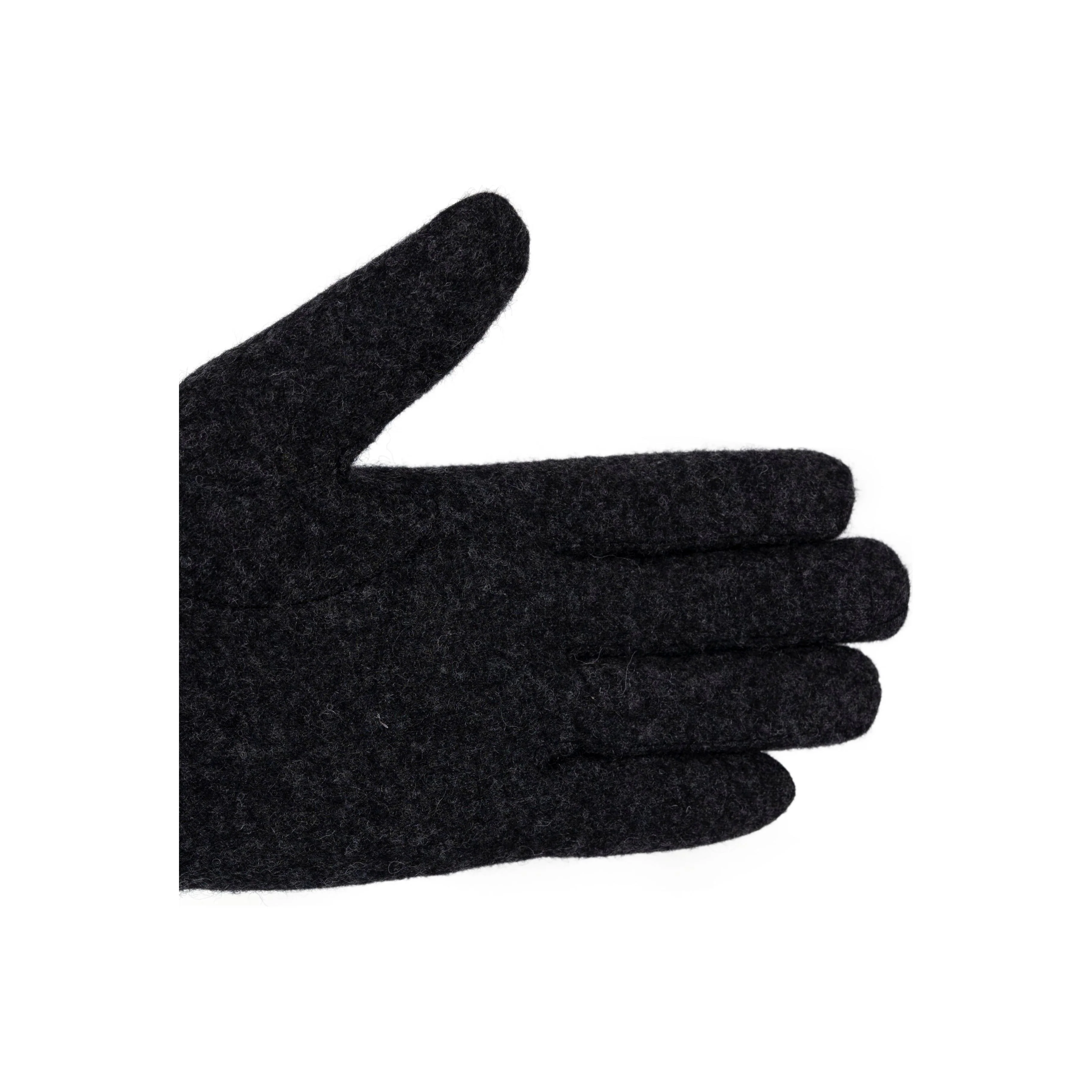 Tana Unisex Wool Gloves in Black - Image 5