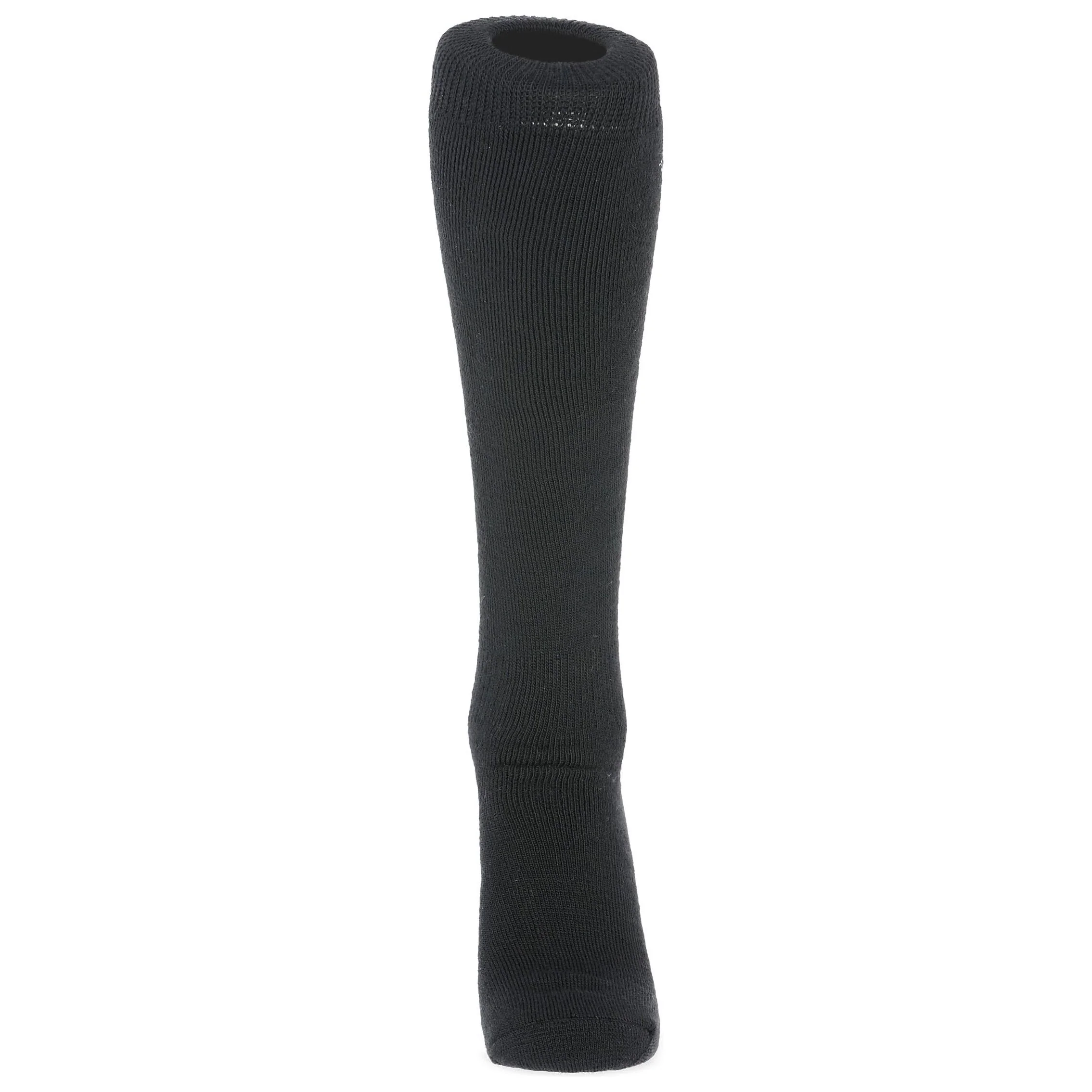 Tech Luxury Unisex Merino Wool Blend Ski Tube Socks in Black - Image 3