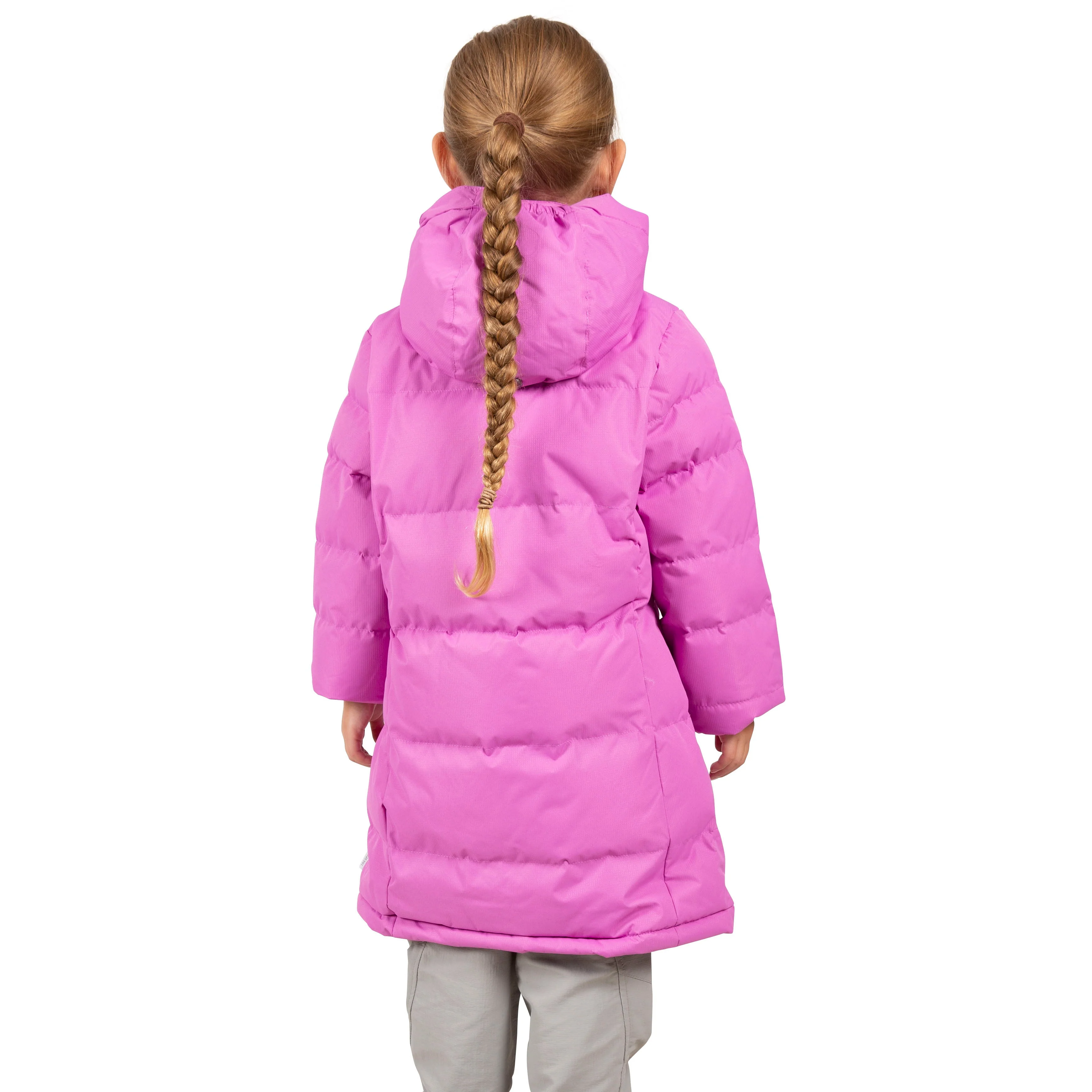 Tiffy Girls Padded Casual Jacket in Deep Pink - Image 3