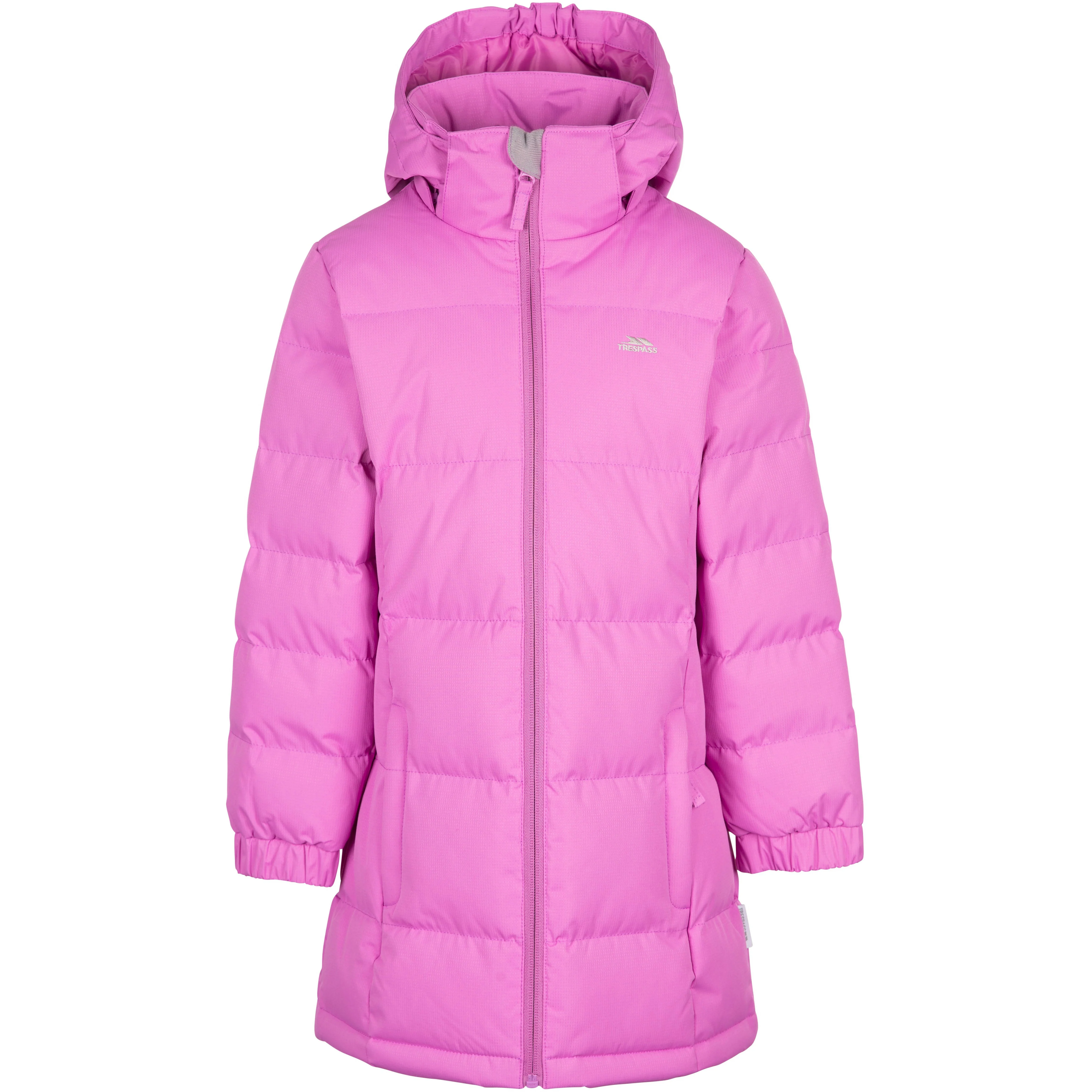 Tiffy Girls Padded Casual Jacket in Deep Pink - Image 4