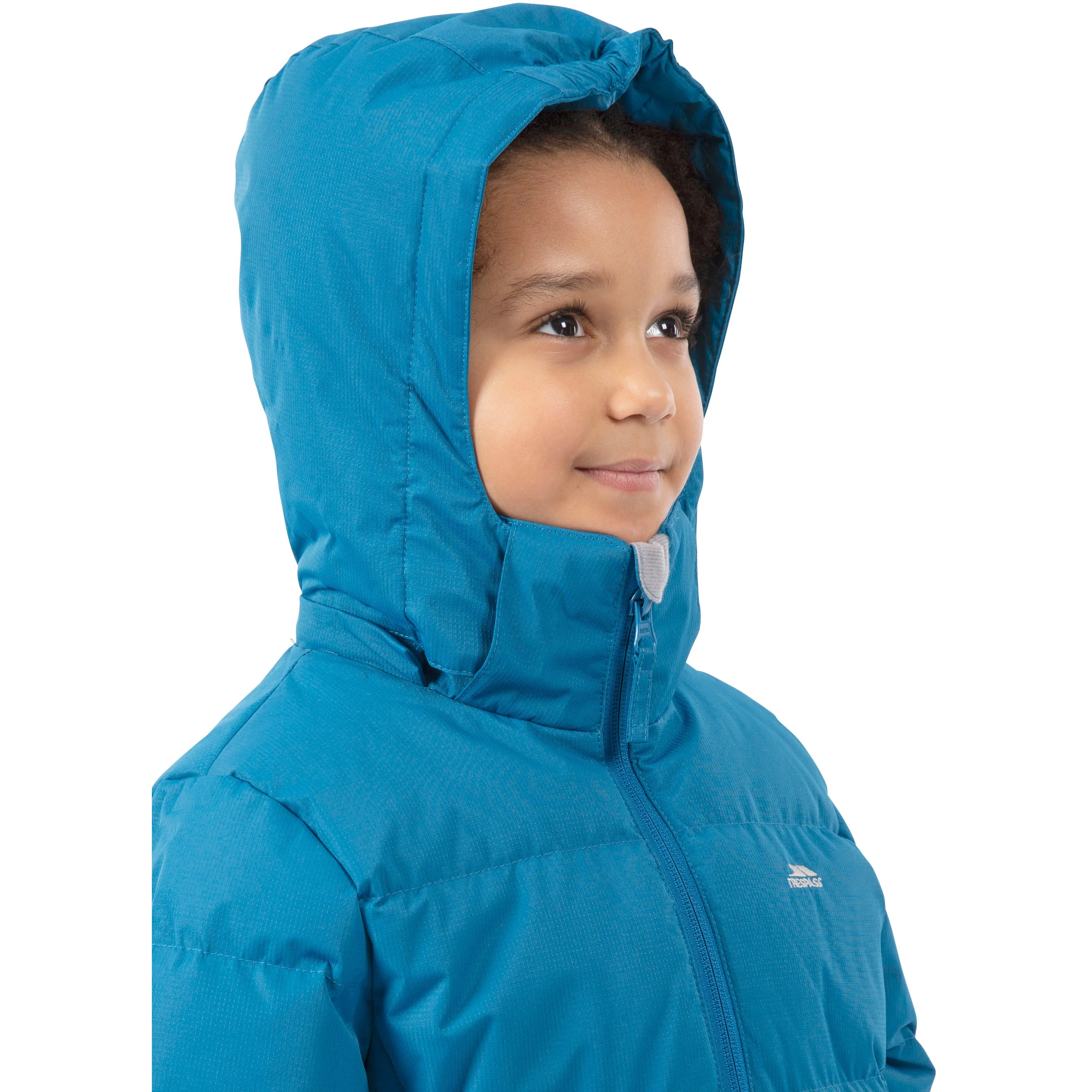 Tiffy Girls Padded Casual Jacket in Rich Teal - Image 2