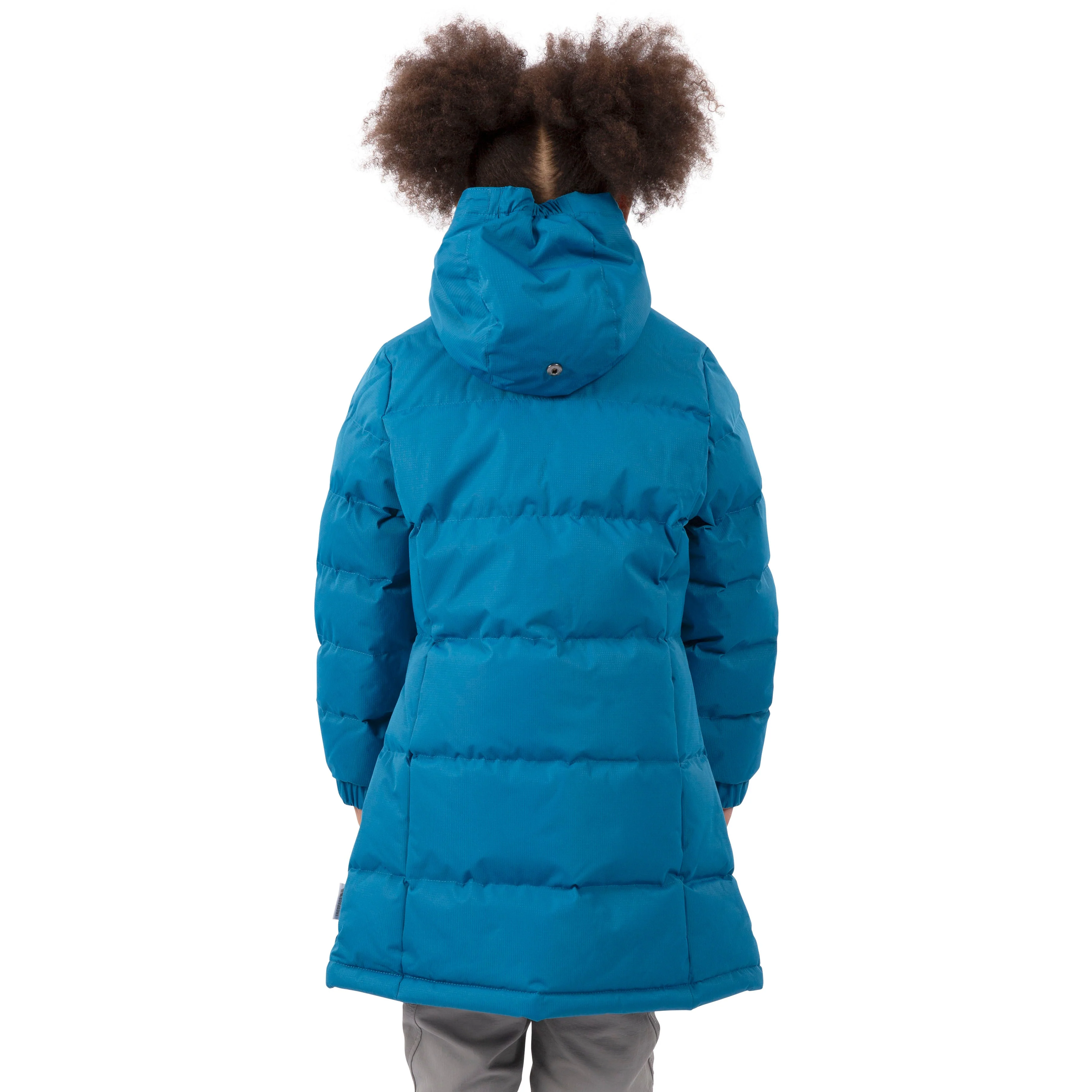 Tiffy Girls Padded Casual Jacket in Rich Teal - Image 3